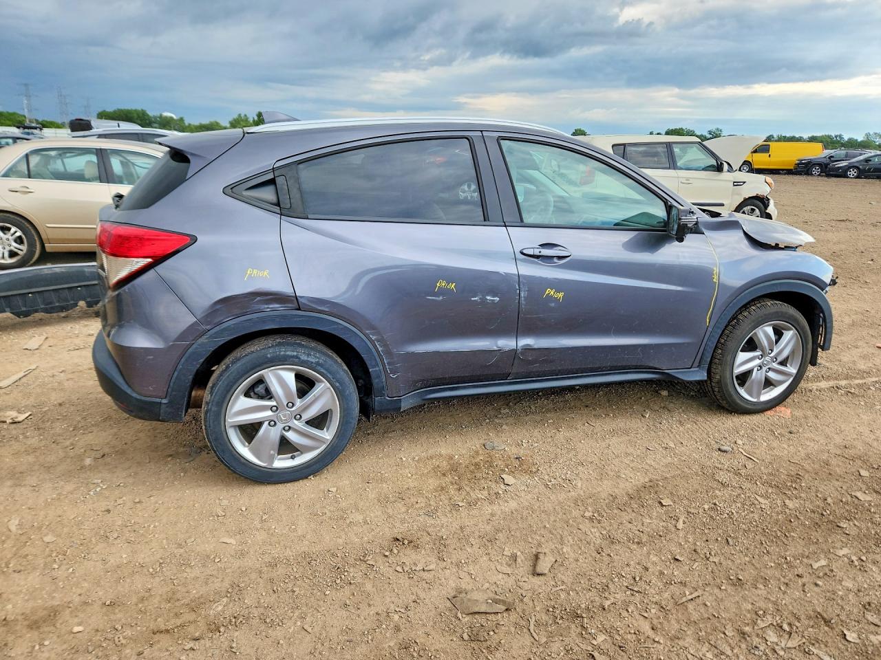 2020 Honda Hr-v Ex Gray vin: 3CZRU6H59LM701890