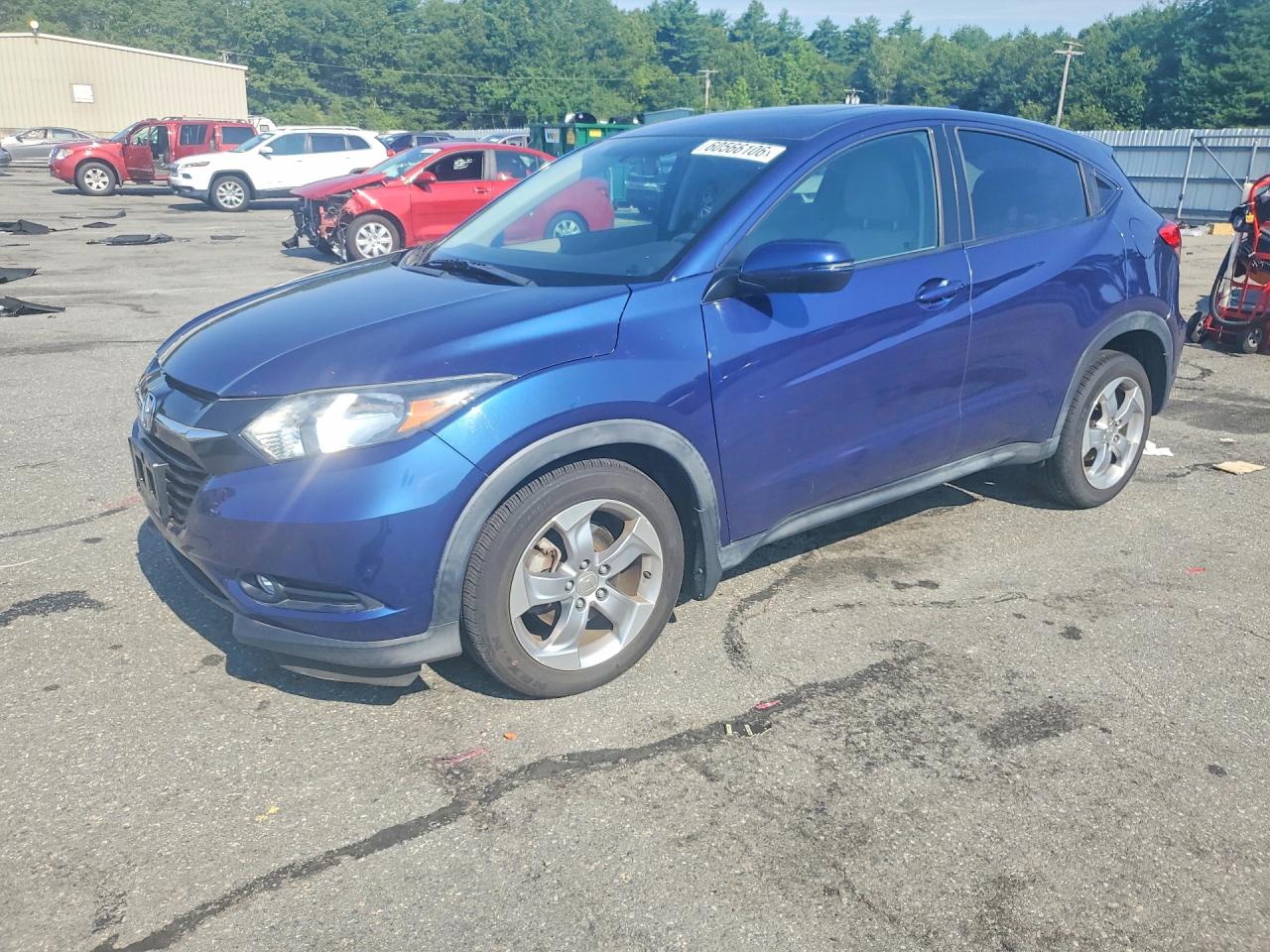 2017 Honda Hr-v Ex Blue vin: 3CZRU6H5XHM701369