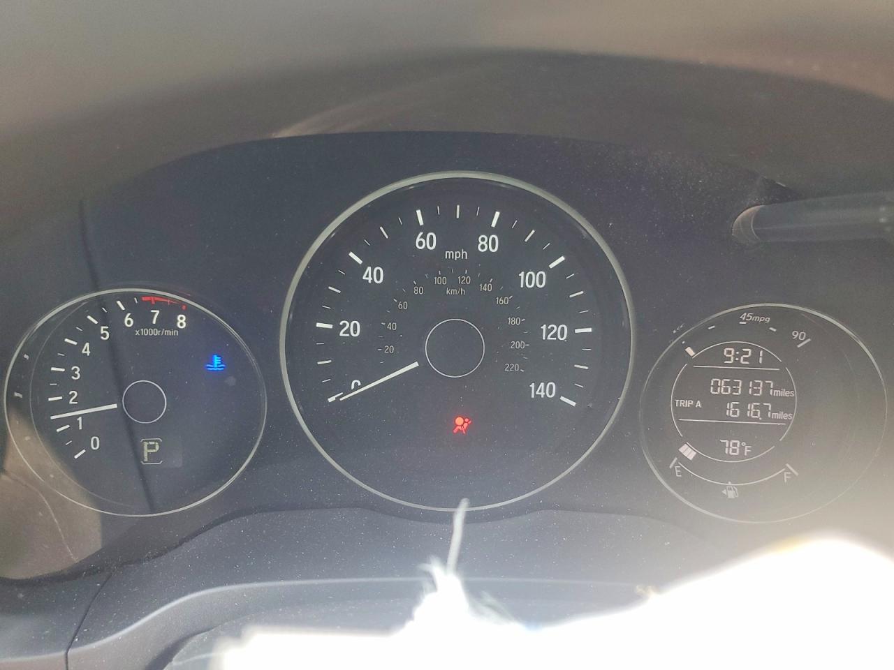 2017 Honda Hr-v Ex Синий vin: 3CZRU6H5XHM701369