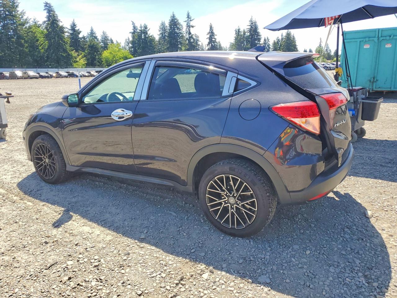 2017 Honda Hr-v Ex Black vin: 3CZRU6H5XHM710637