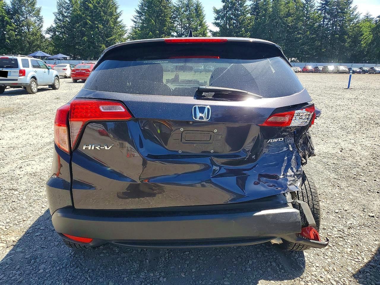 2017 Honda Hr-v Ex Black vin: 3CZRU6H5XHM710637