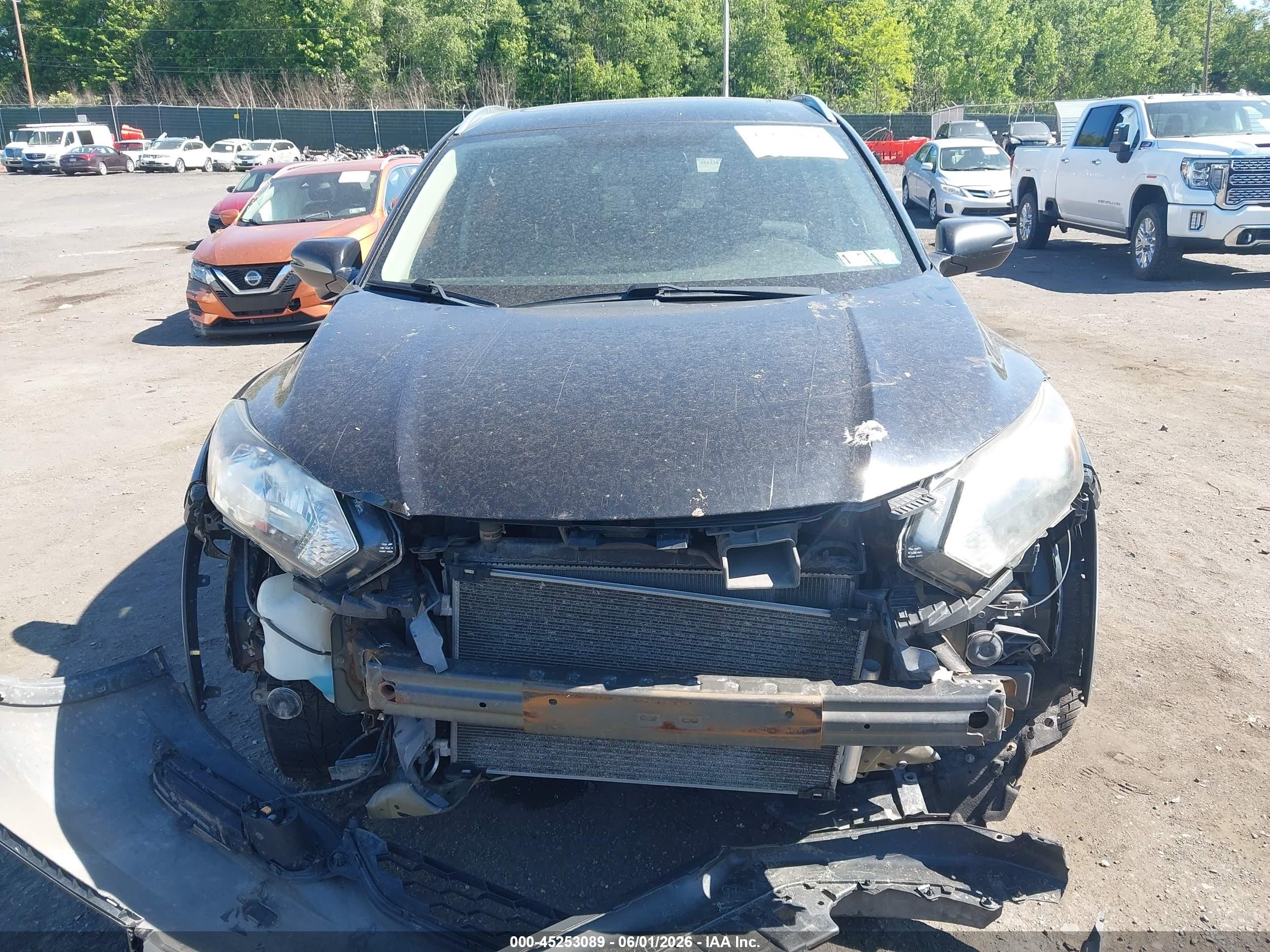 2016 Honda Hr-v Ex-l Black vin: 3CZRU6H70GM701512