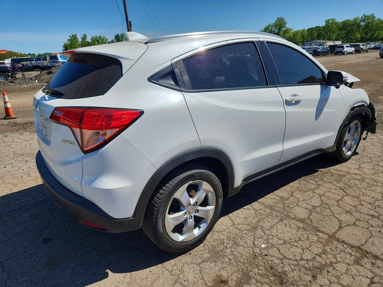 2016 Honda Hr-v Exl Белый vin: 3CZRU6H70GM729360