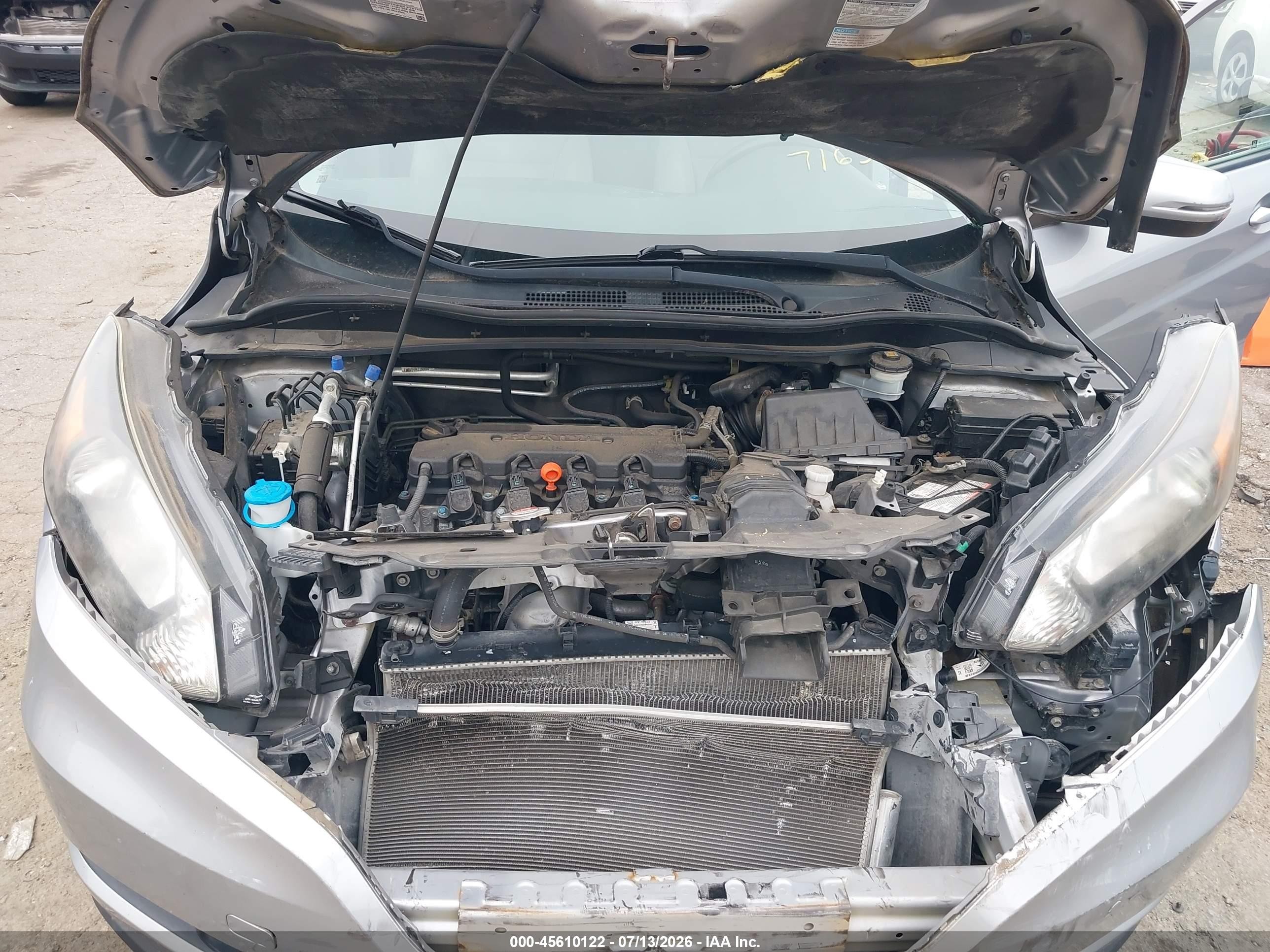 2018 Honda Hr-v Ex-l Silver vin: 3CZRU6H70JM716583