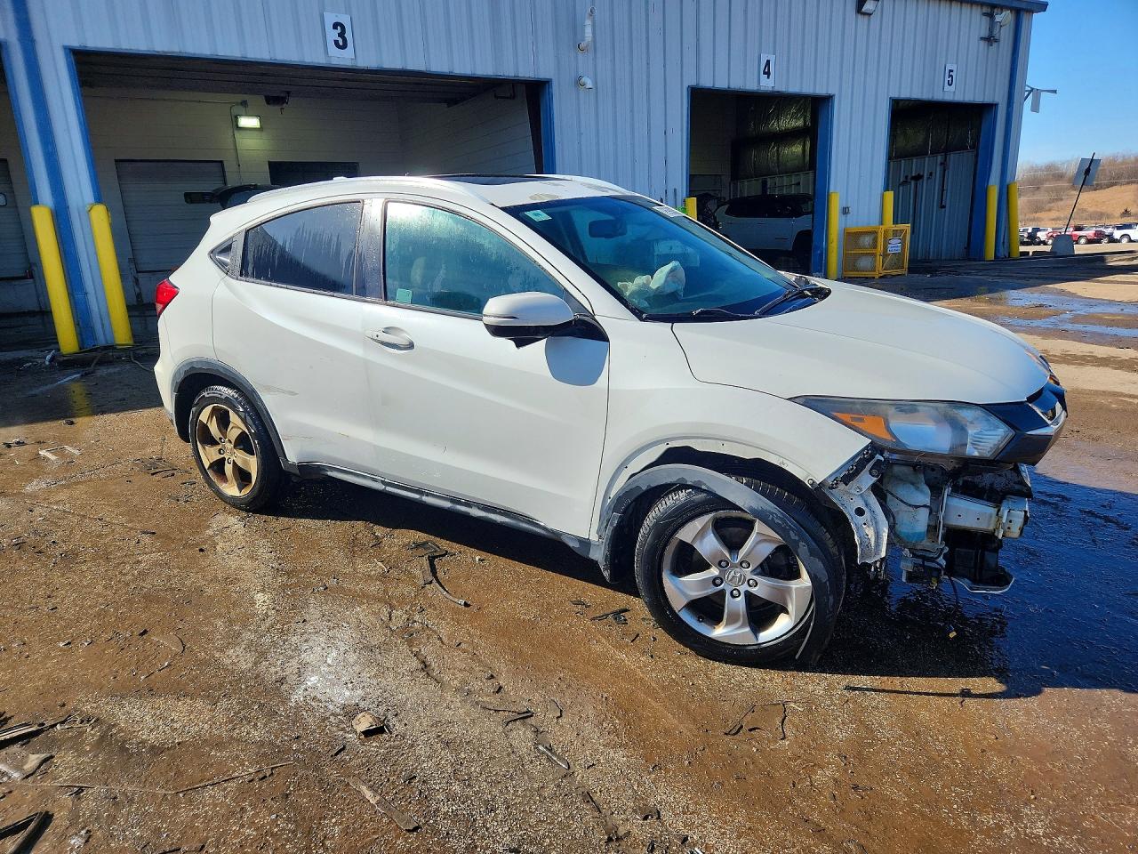 2016 Honda Hr-v Exl White vin: 3CZRU6H71GM764909