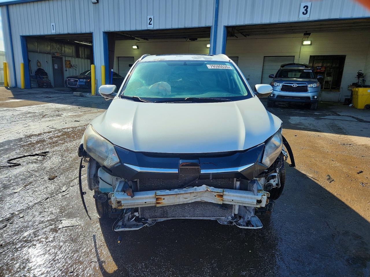 2016 Honda Hr-v Exl White vin: 3CZRU6H71GM764909