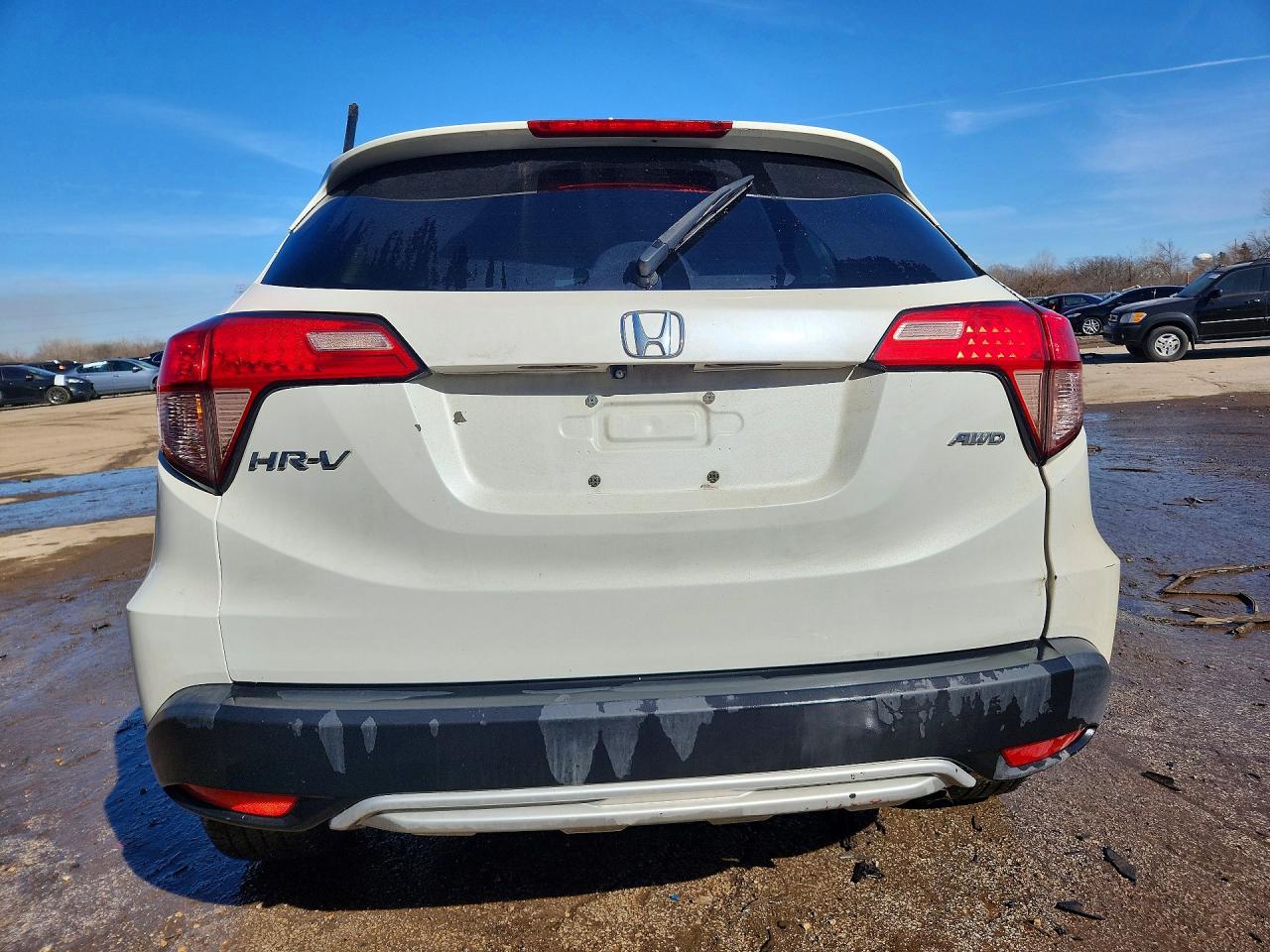 2016 Honda Hr-v Exl White vin: 3CZRU6H71GM764909