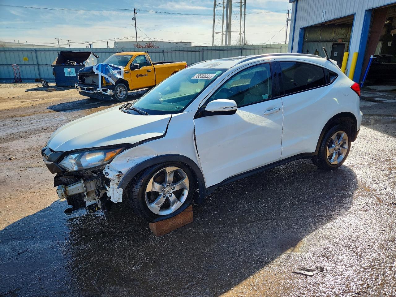 2016 Honda Hr-v Exl White vin: 3CZRU6H71GM764909