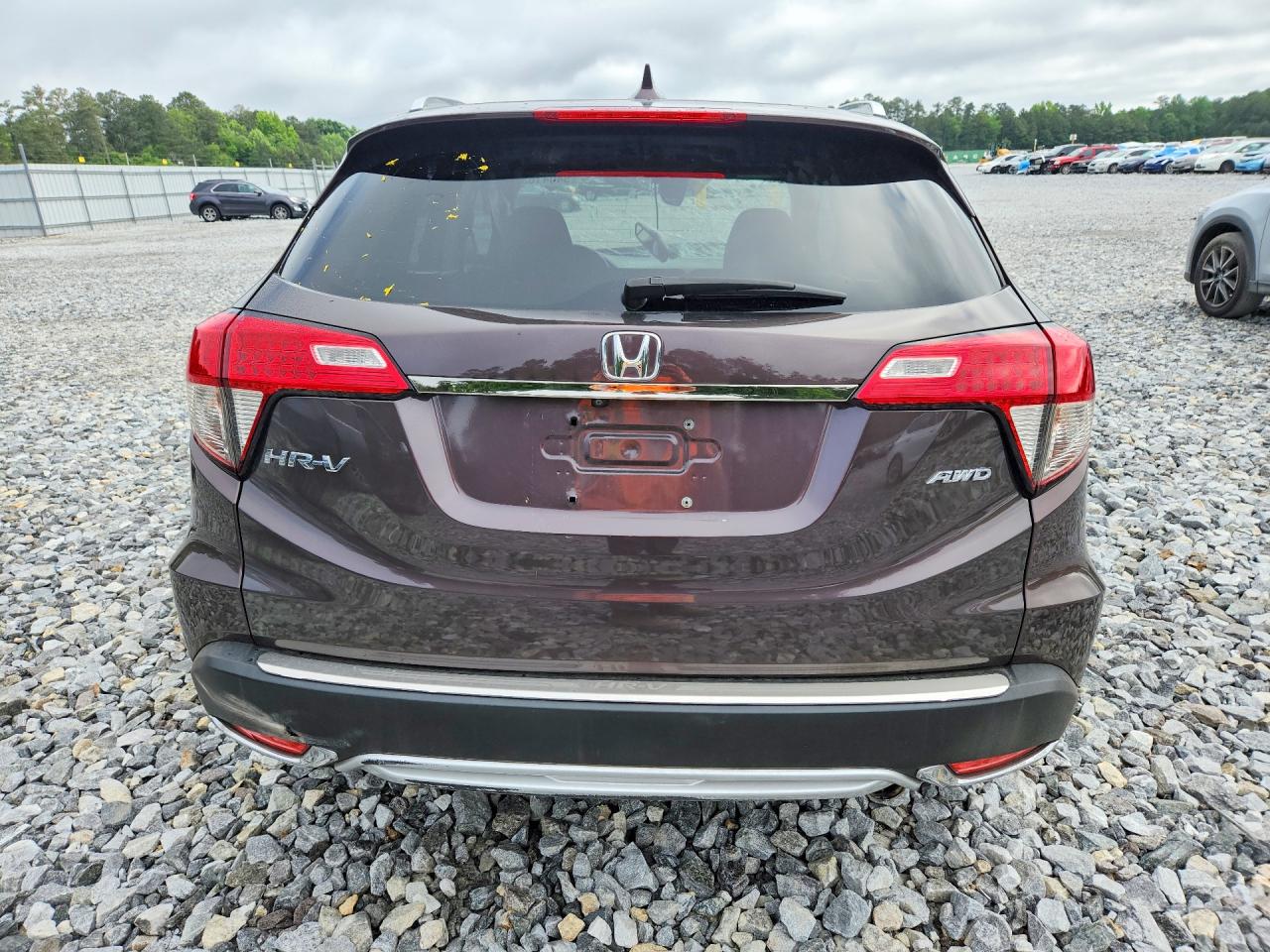 2019 Honda Hr-v Exl Maroon vin: 3CZRU6H71KM716982