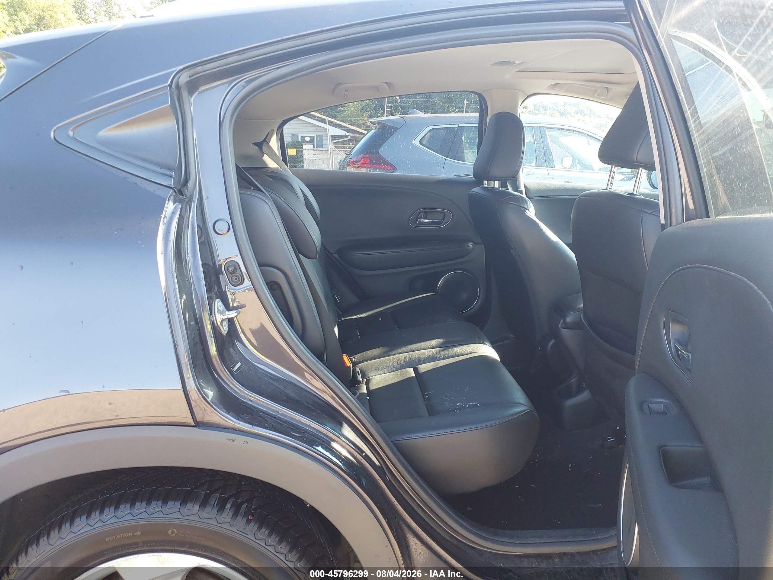 2016 Honda Hr-v Ex-l Black vin: 3CZRU6H72GM709871