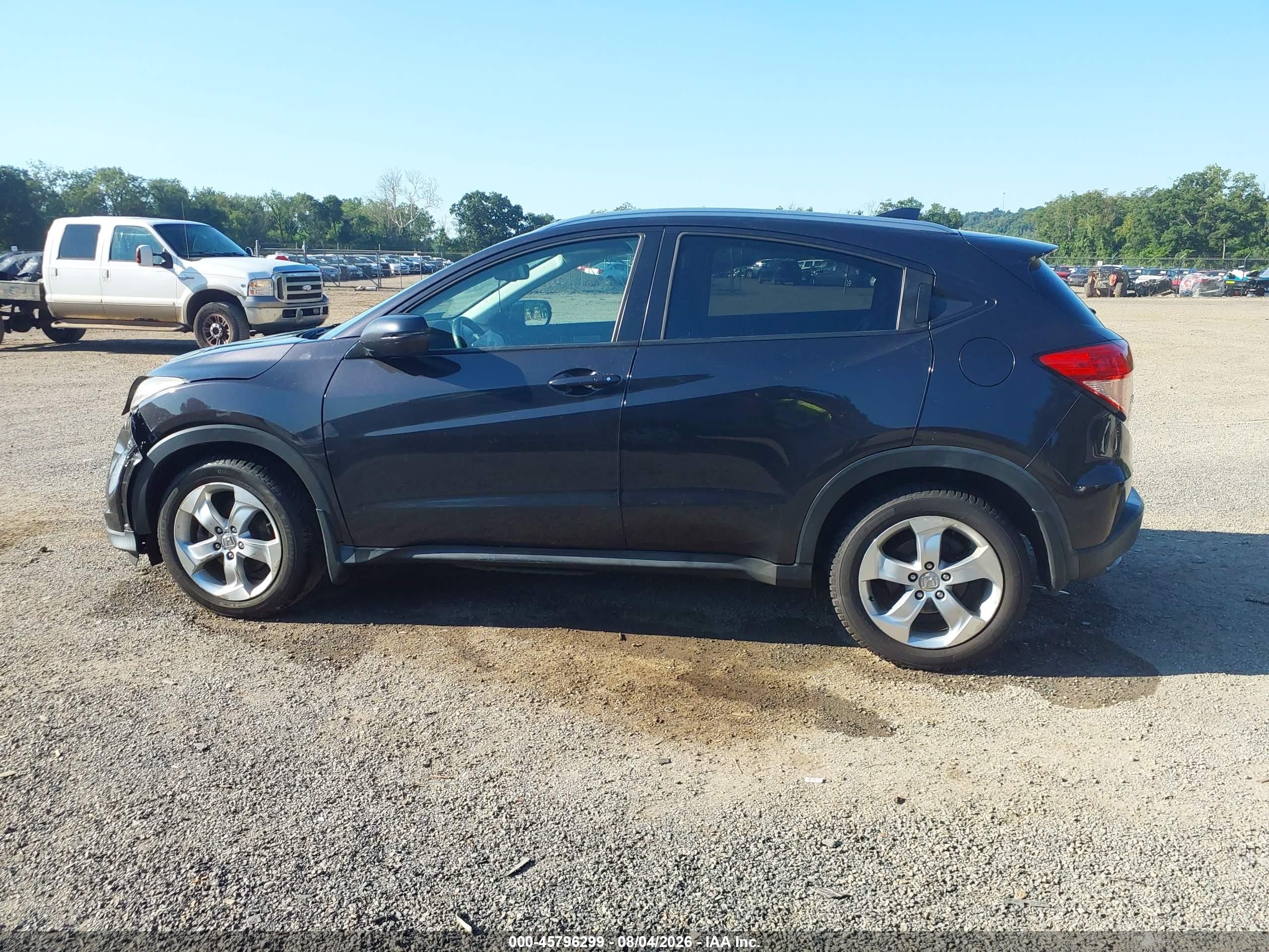 2016 Honda Hr-v Ex-l Black vin: 3CZRU6H72GM709871