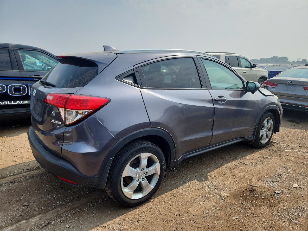 2016 Honda Hr-v Exl Gray vin: 3CZRU6H72GM738450