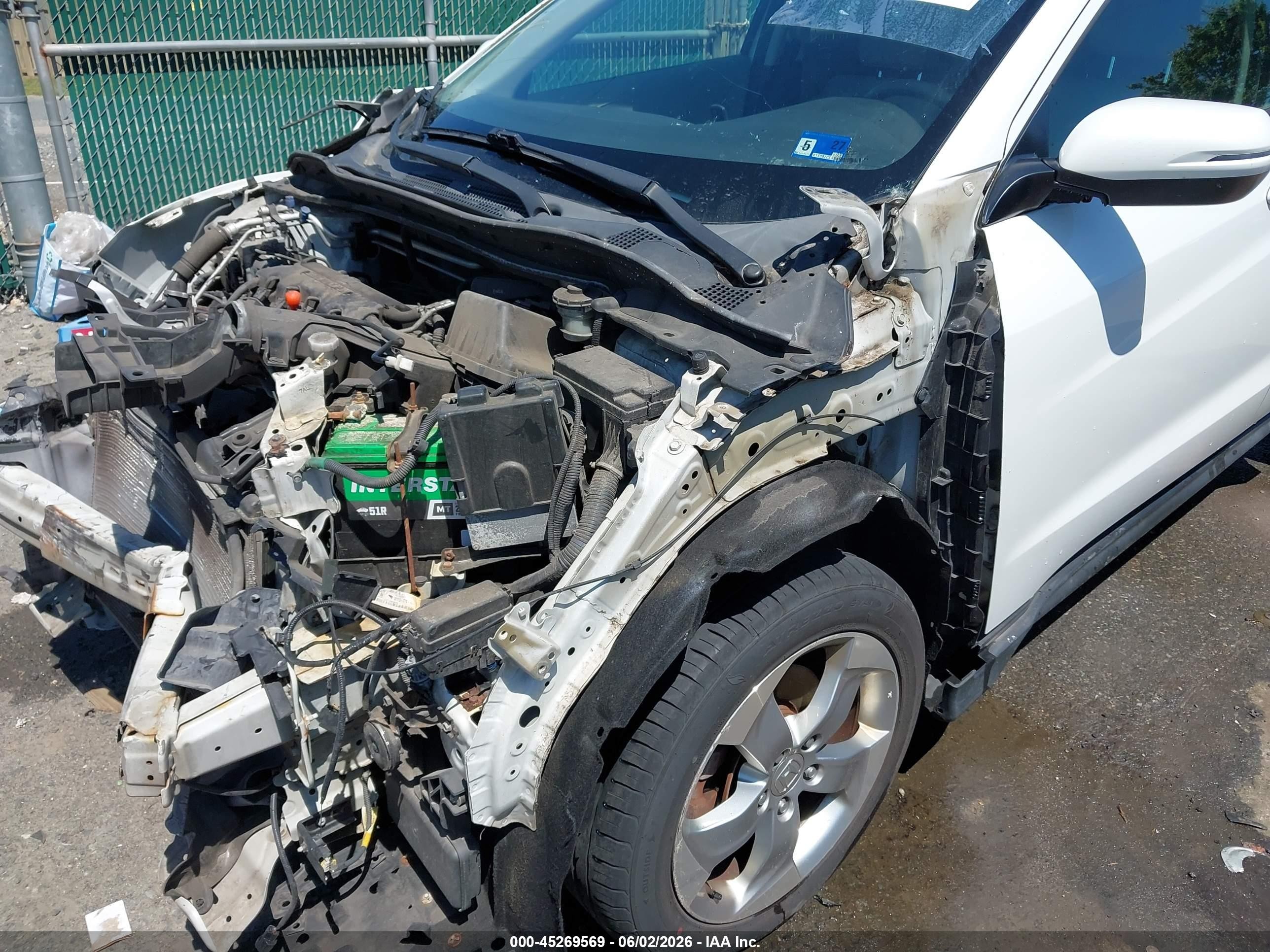 2016 Honda Hr-v Ex-l White vin: 3CZRU6H72GM766426