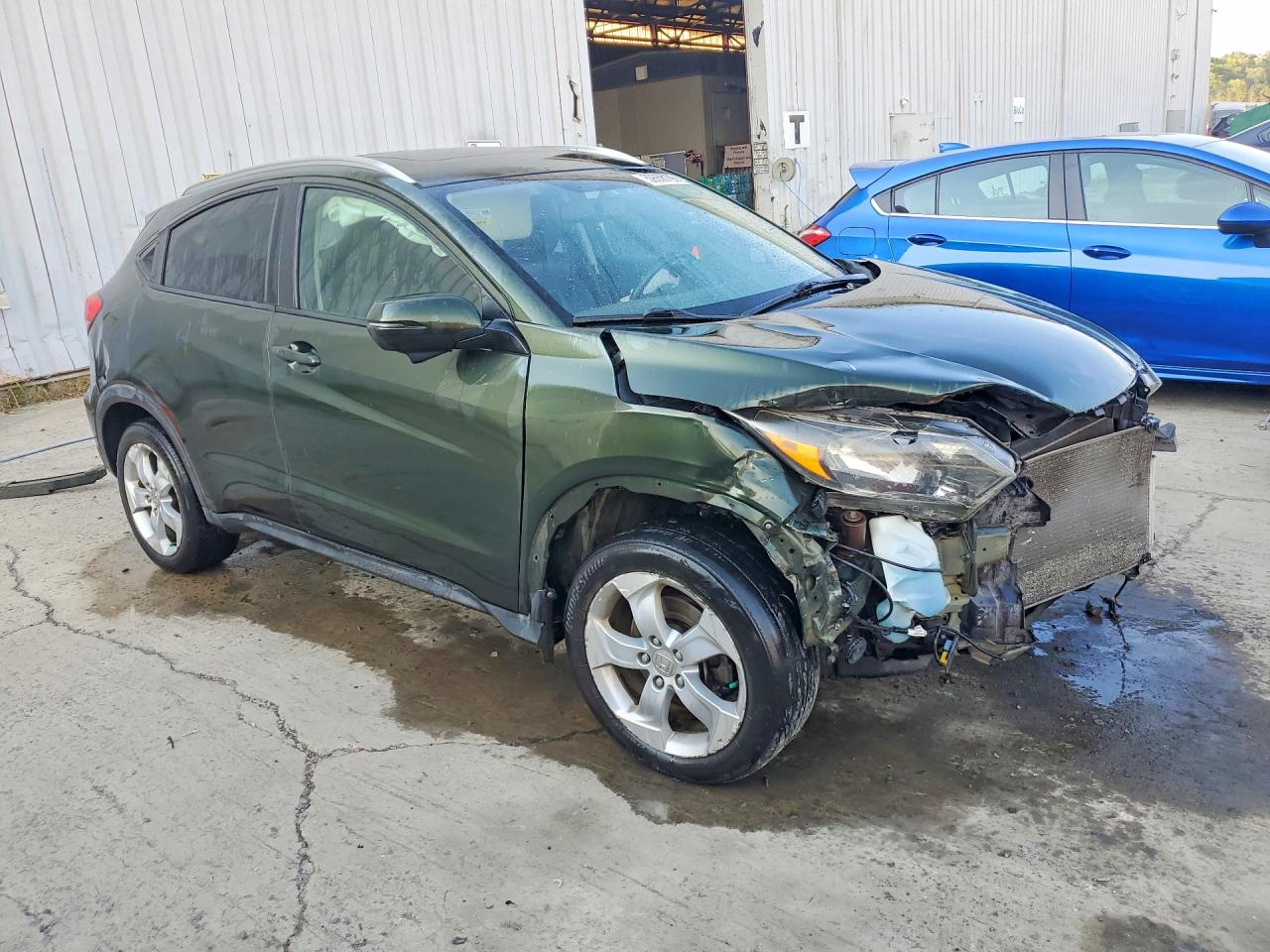 2016 Honda Hr-v Exl Green vin: 3CZRU6H75GM735879
