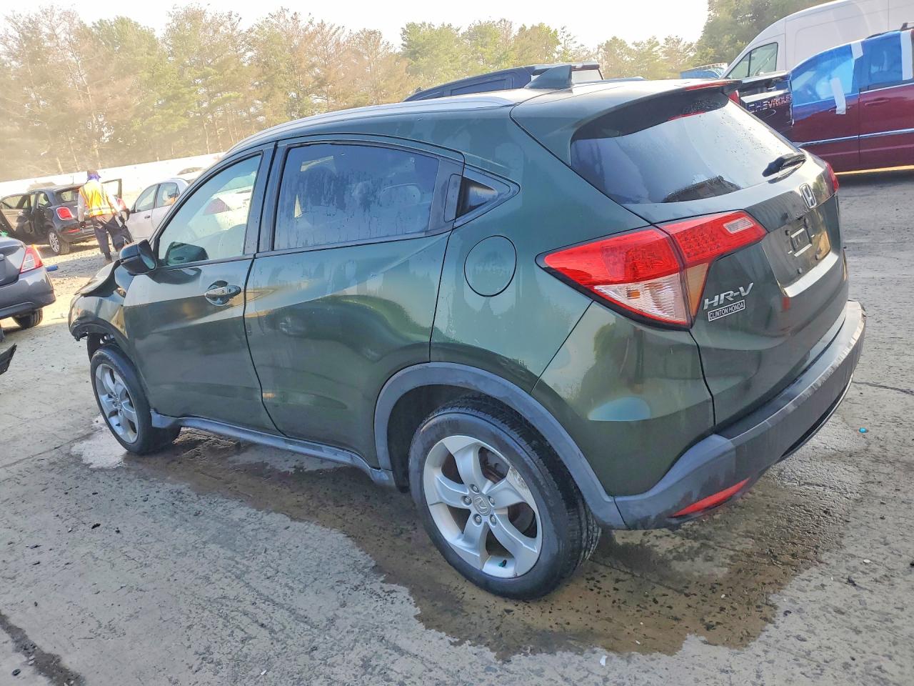 2016 Honda Hr-v Exl Green vin: 3CZRU6H75GM735879