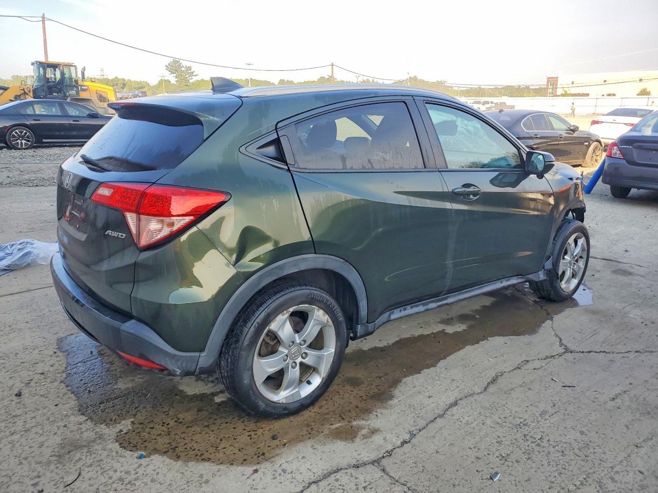 2016 Honda Hr-v Exl Green vin: 3CZRU6H75GM735879