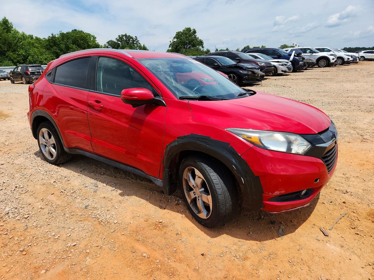 2016 Honda Hr-v Exl Red vin: 3CZRU6H75GM745702