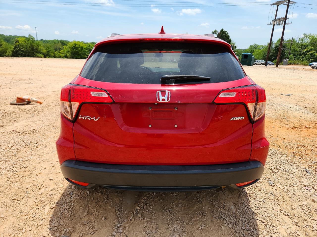 2016 Honda Hr-v Exl Red vin: 3CZRU6H75GM745702