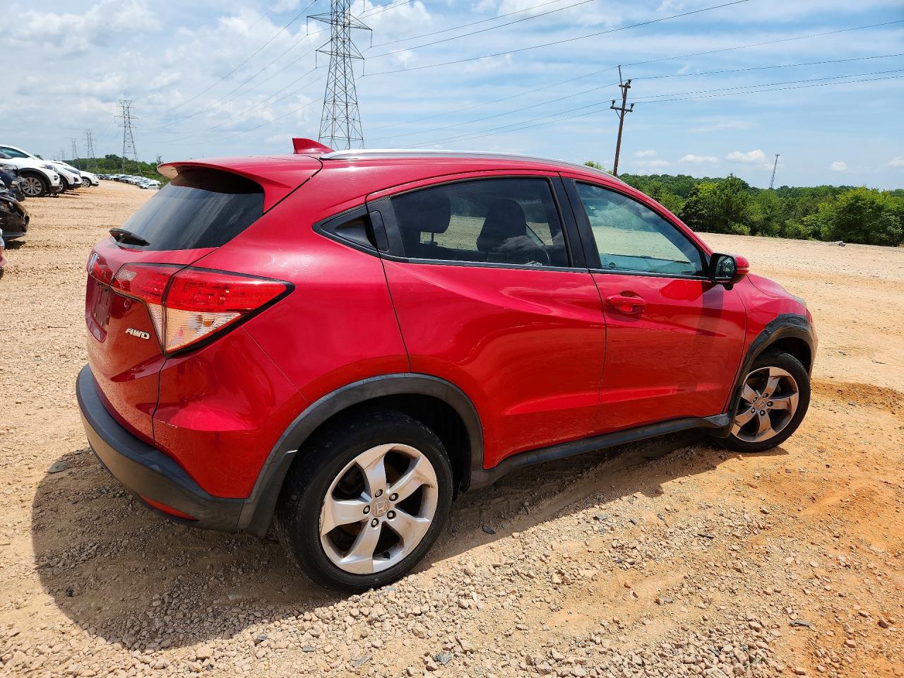 2016 Honda Hr-v Exl Red vin: 3CZRU6H75GM745702