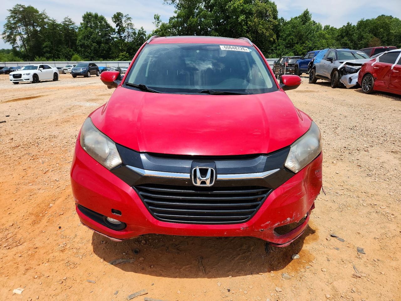 2016 Honda Hr-v Exl Red vin: 3CZRU6H75GM745702