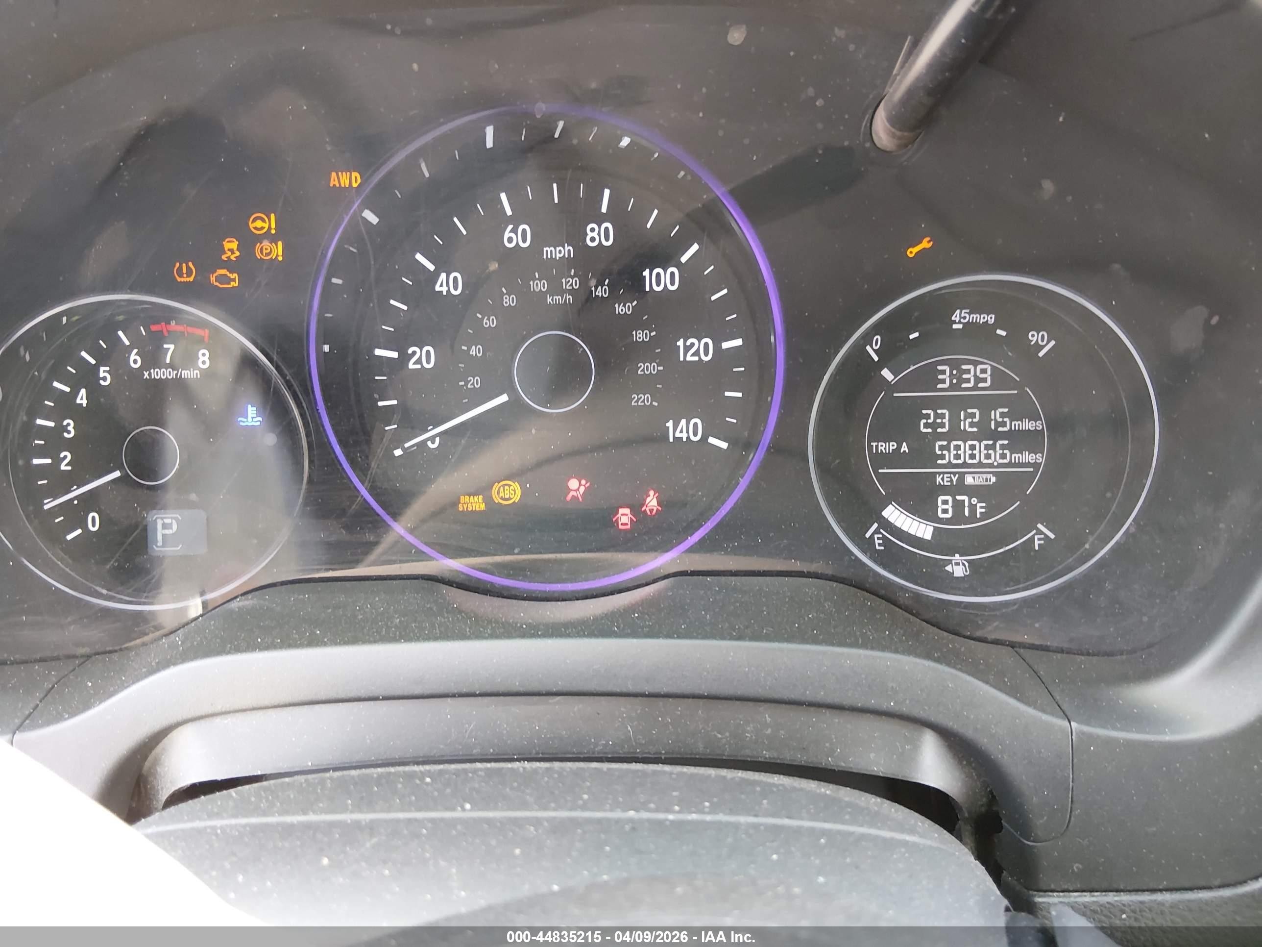 2016 Honda Hr-v Ex-l White vin: 3CZRU6H76GM701062