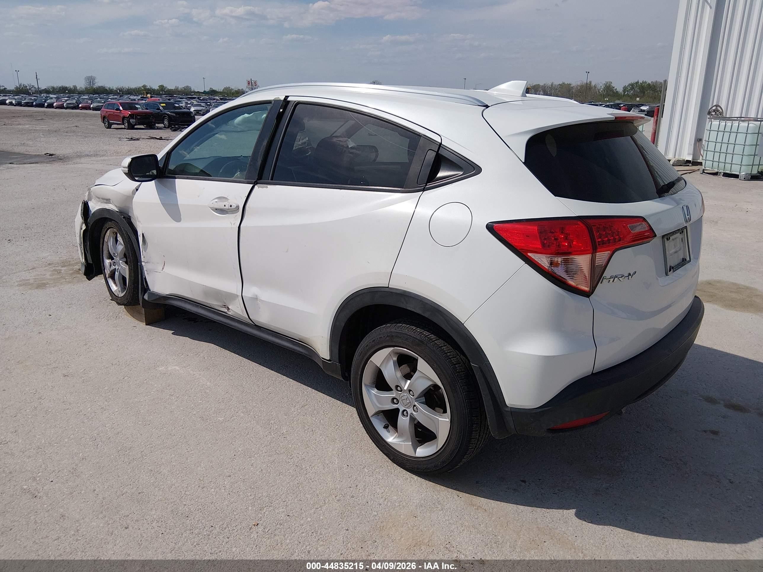 2016 Honda Hr-v Ex-l White vin: 3CZRU6H76GM701062