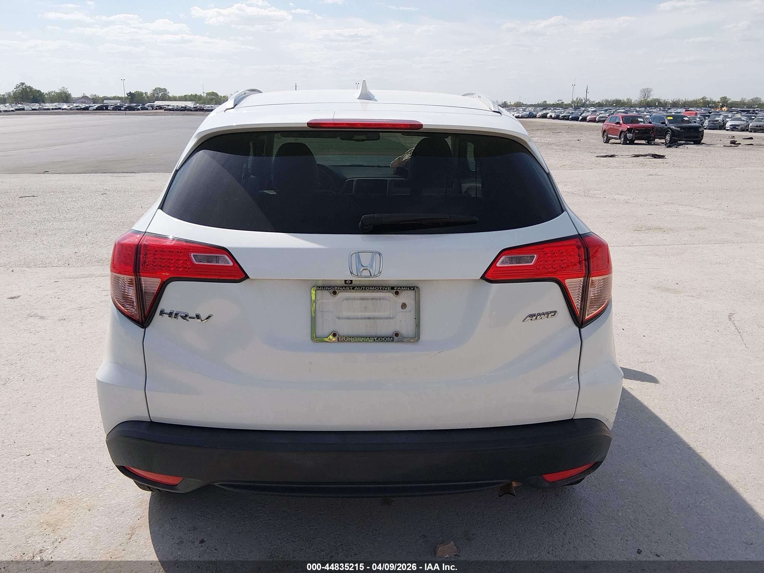 2016 Honda Hr-v Ex-l White vin: 3CZRU6H76GM701062