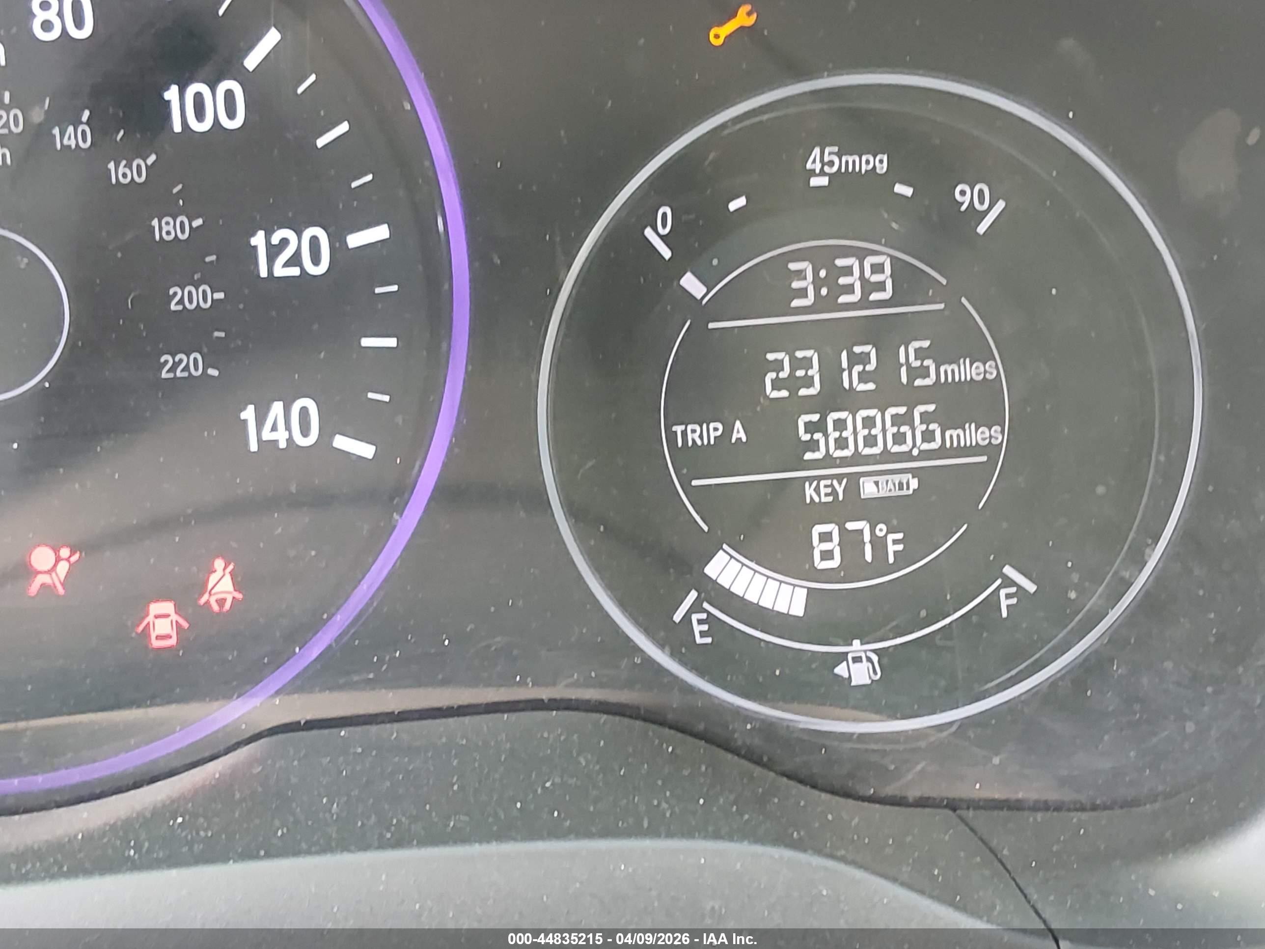 2016 Honda Hr-v Ex-l White vin: 3CZRU6H76GM701062