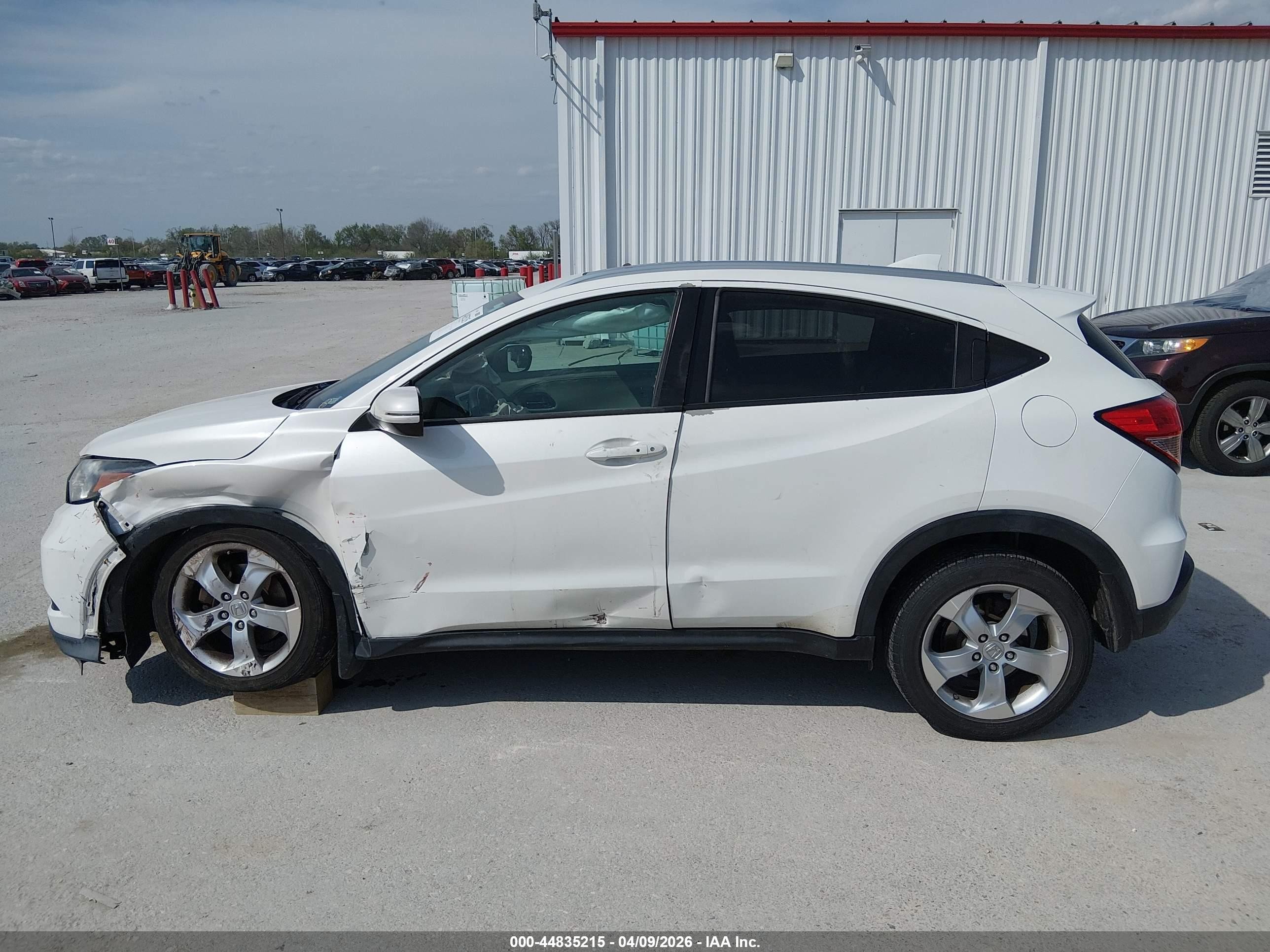 2016 Honda Hr-v Ex-l White vin: 3CZRU6H76GM701062