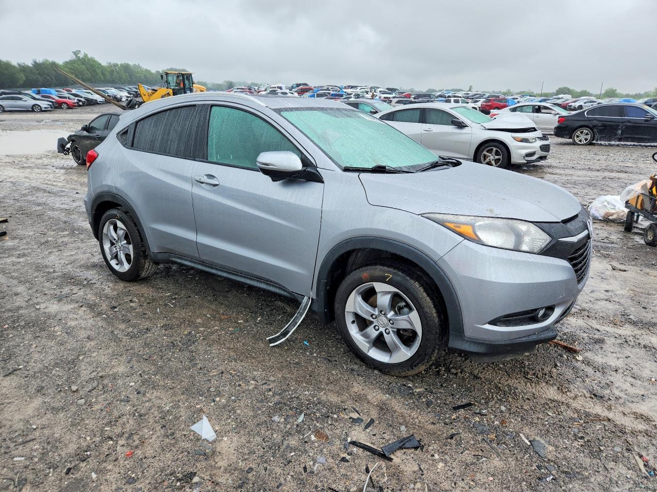 2017 Honda Hr-v Exl Silver vin: 3CZRU6H76HM705629