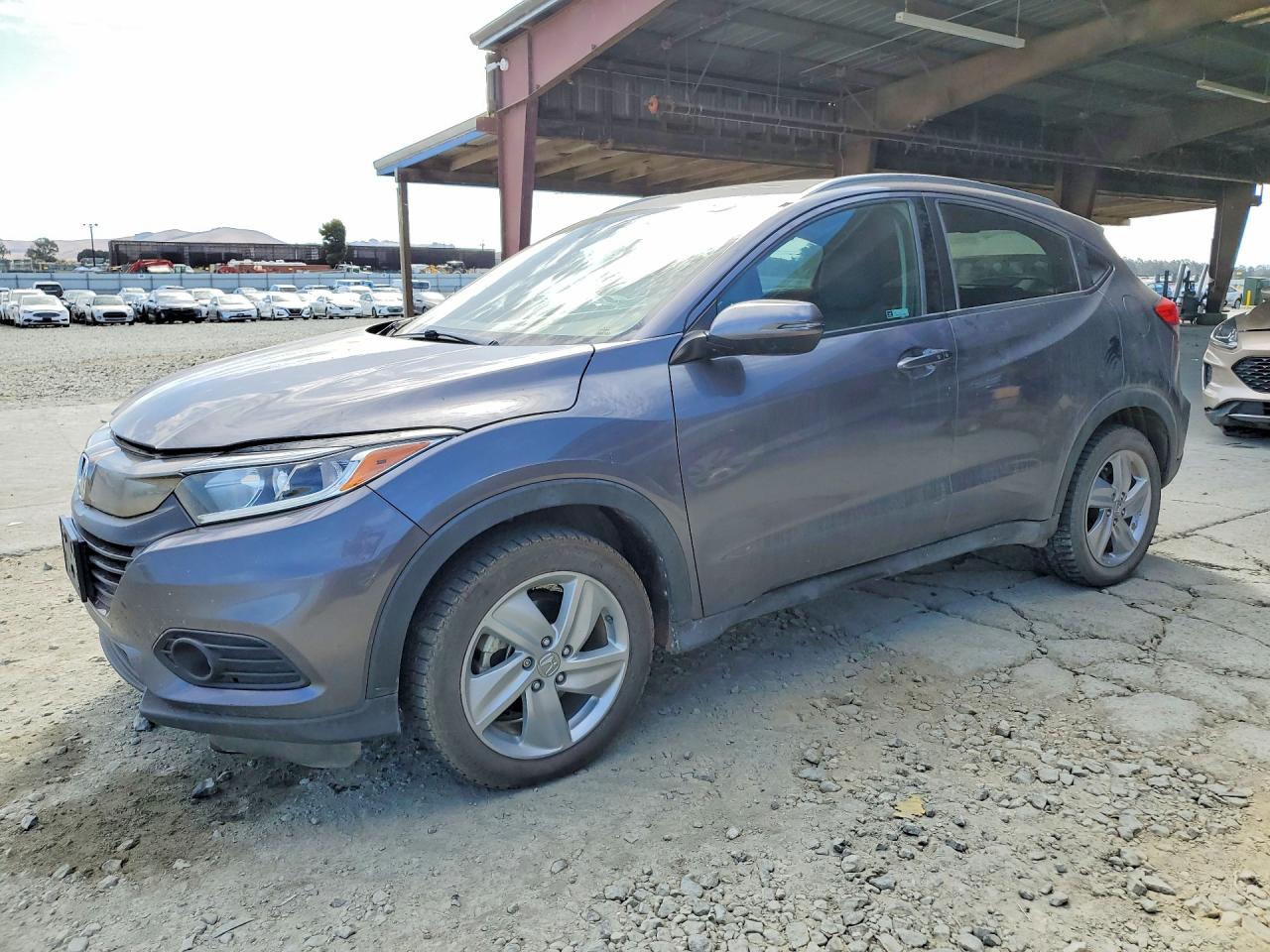 2019 Honda Hr-v Exl Gray vin: 3CZRU6H76KM705170