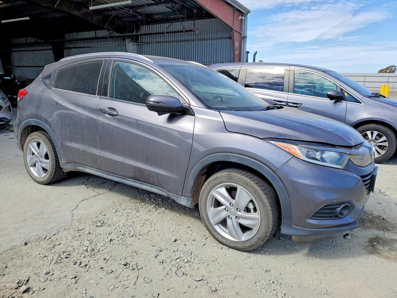 2019 Honda Hr-v Exl Gray vin: 3CZRU6H76KM705170