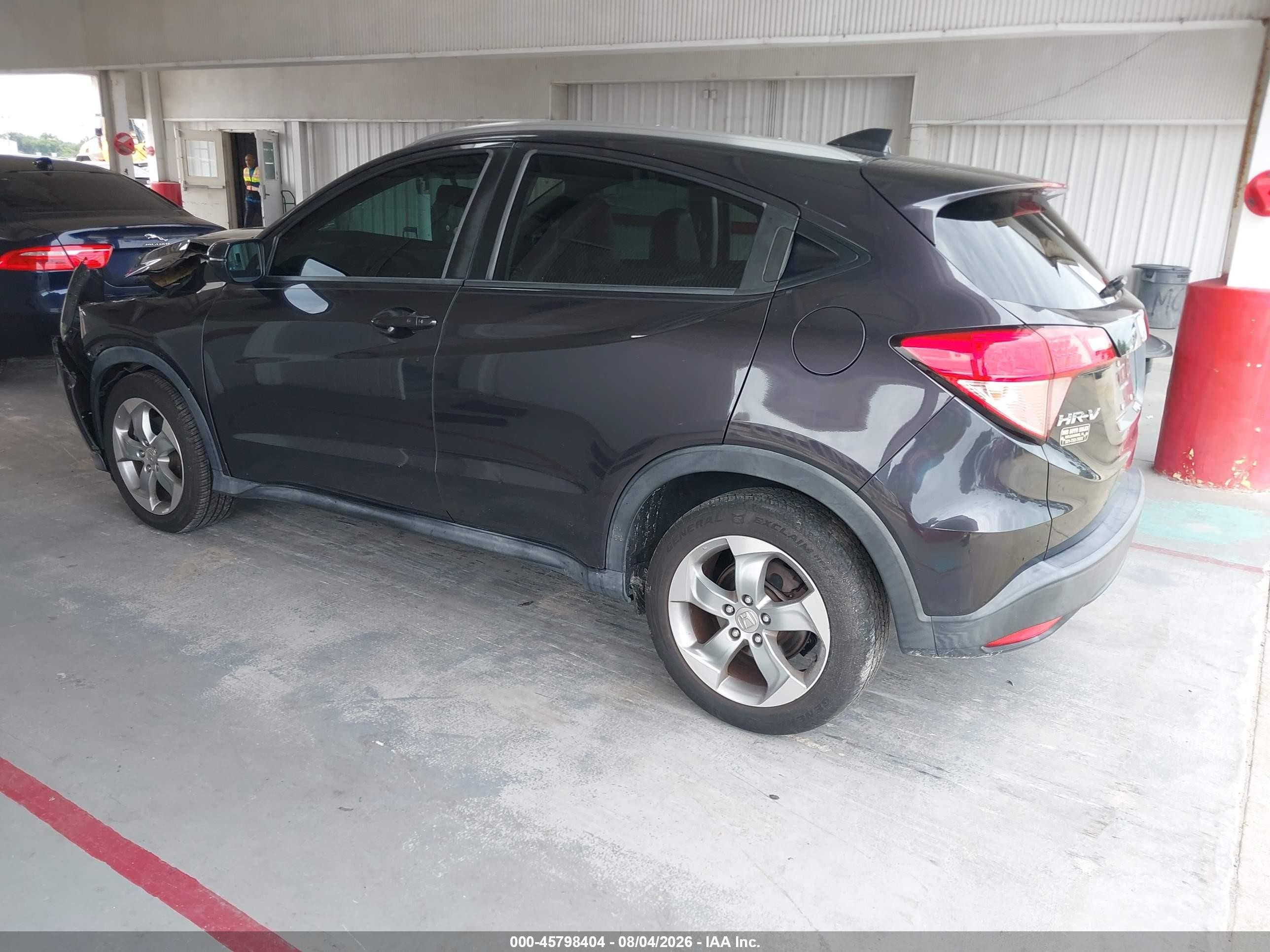 2016 Honda Hr-v Ex-l Gray vin: 3CZRU6H79GM758906