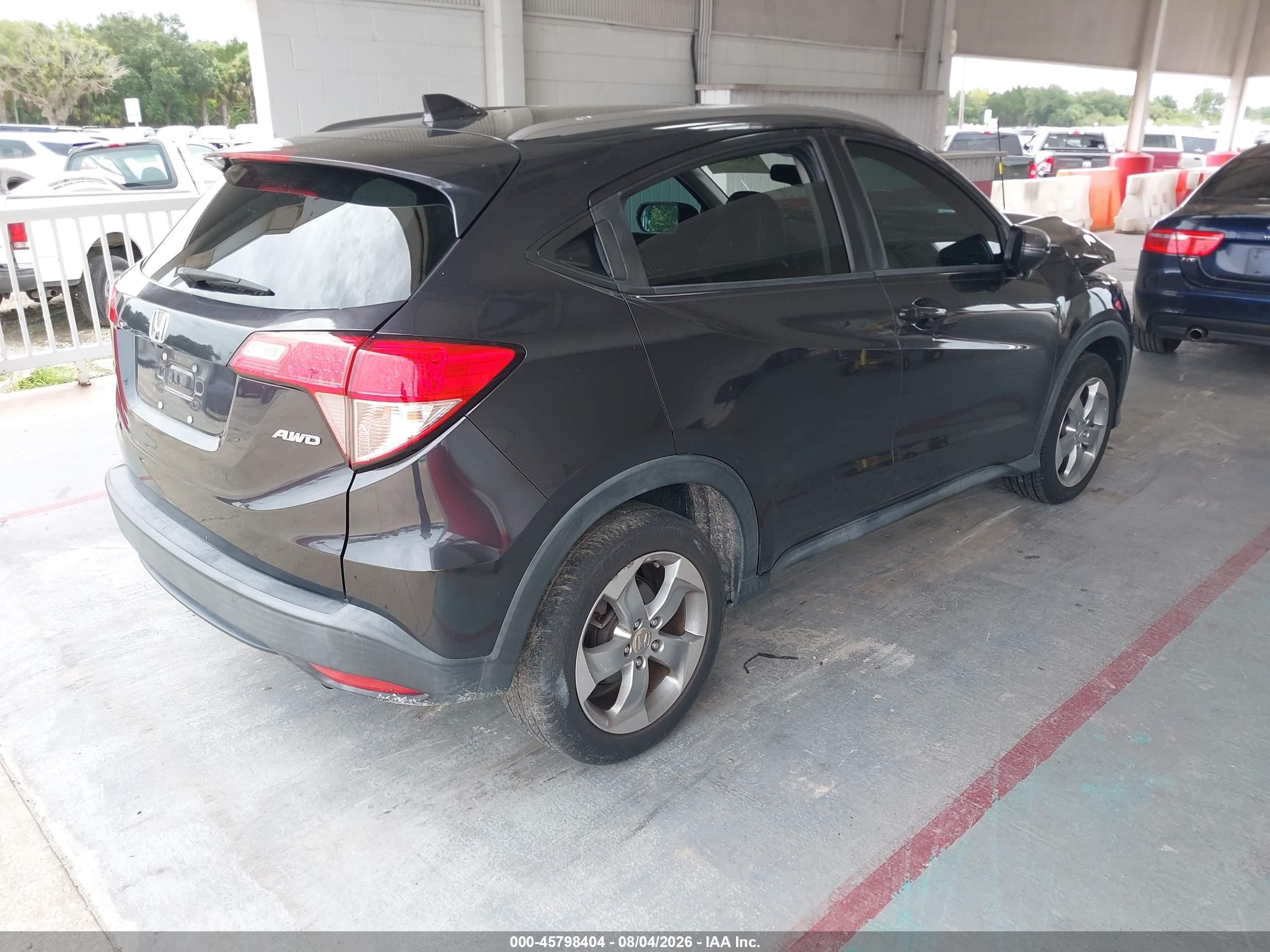 2016 Honda Hr-v Ex-l Gray vin: 3CZRU6H79GM758906