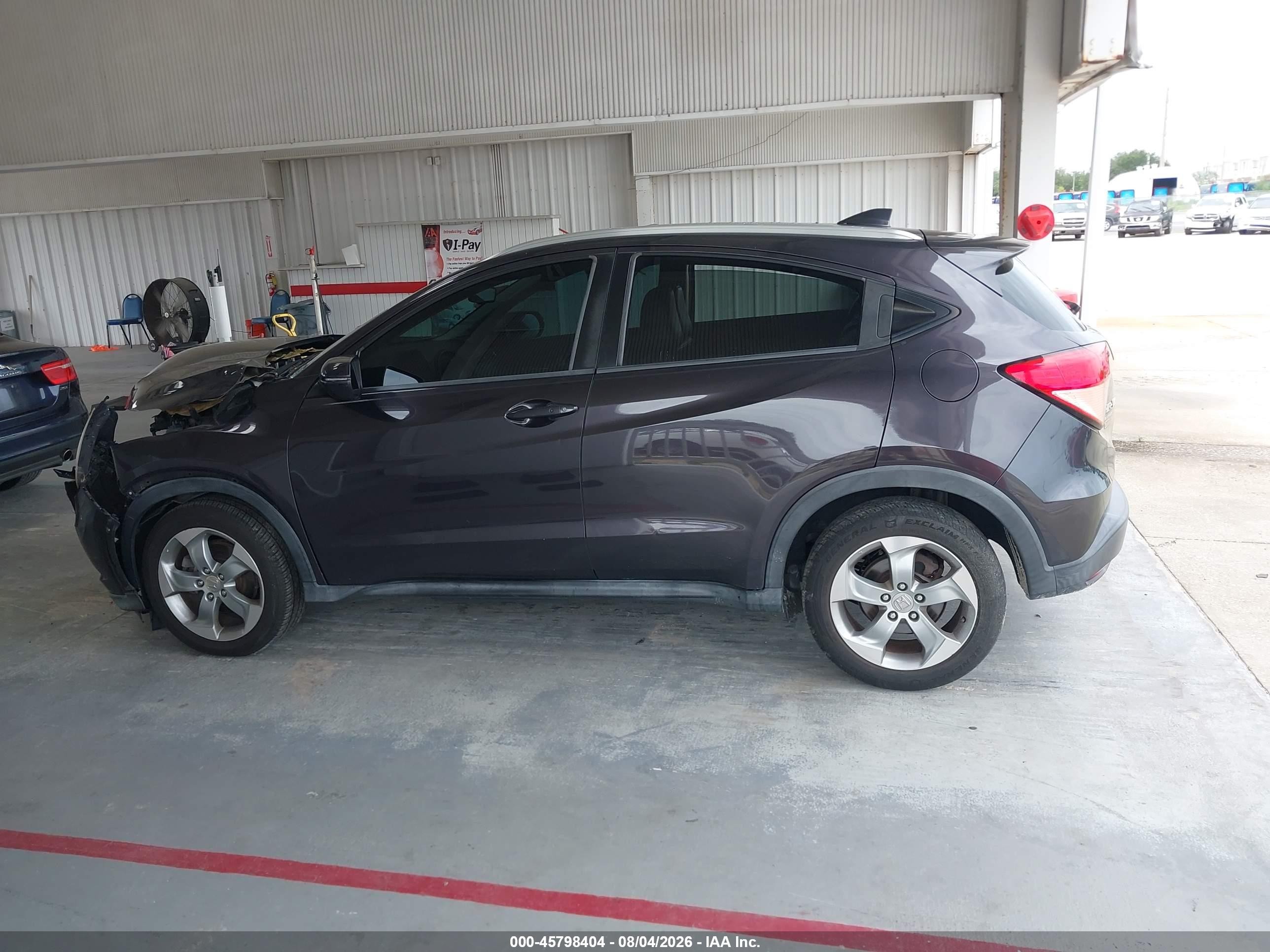2016 Honda Hr-v Ex-l Gray vin: 3CZRU6H79GM758906