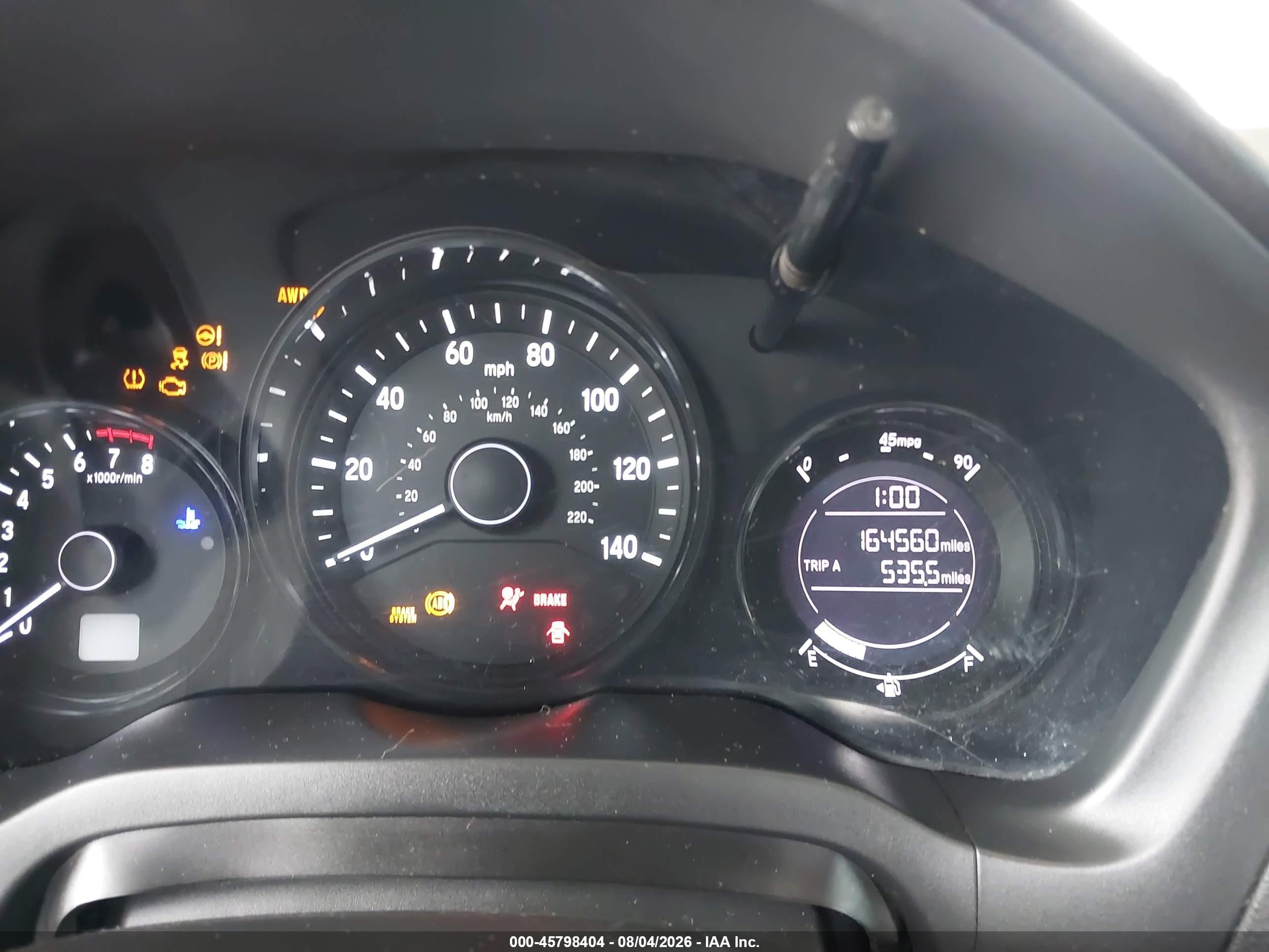 2016 Honda Hr-v Ex-l Gray vin: 3CZRU6H79GM758906