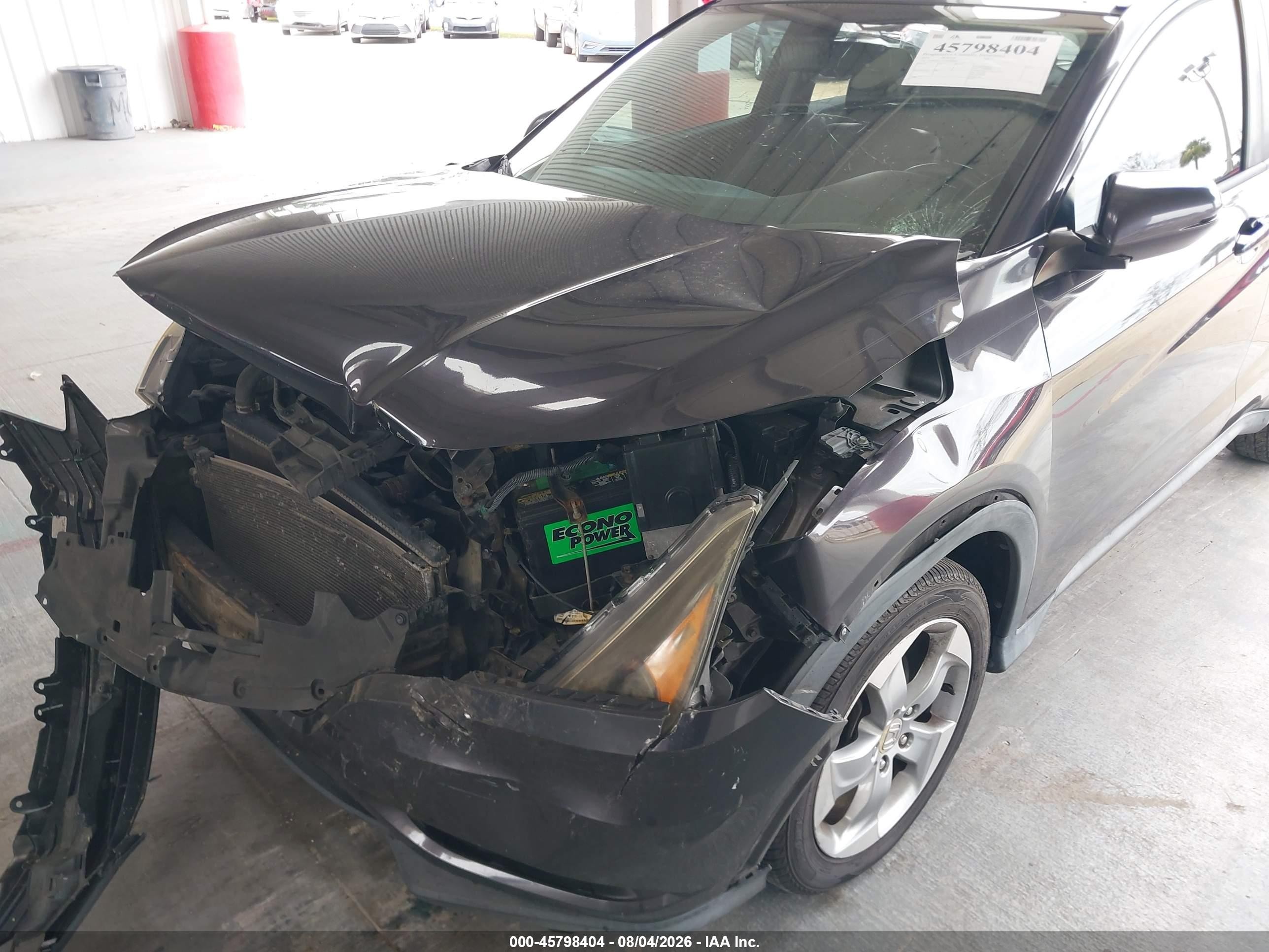 2016 Honda Hr-v Ex-l Gray vin: 3CZRU6H79GM758906