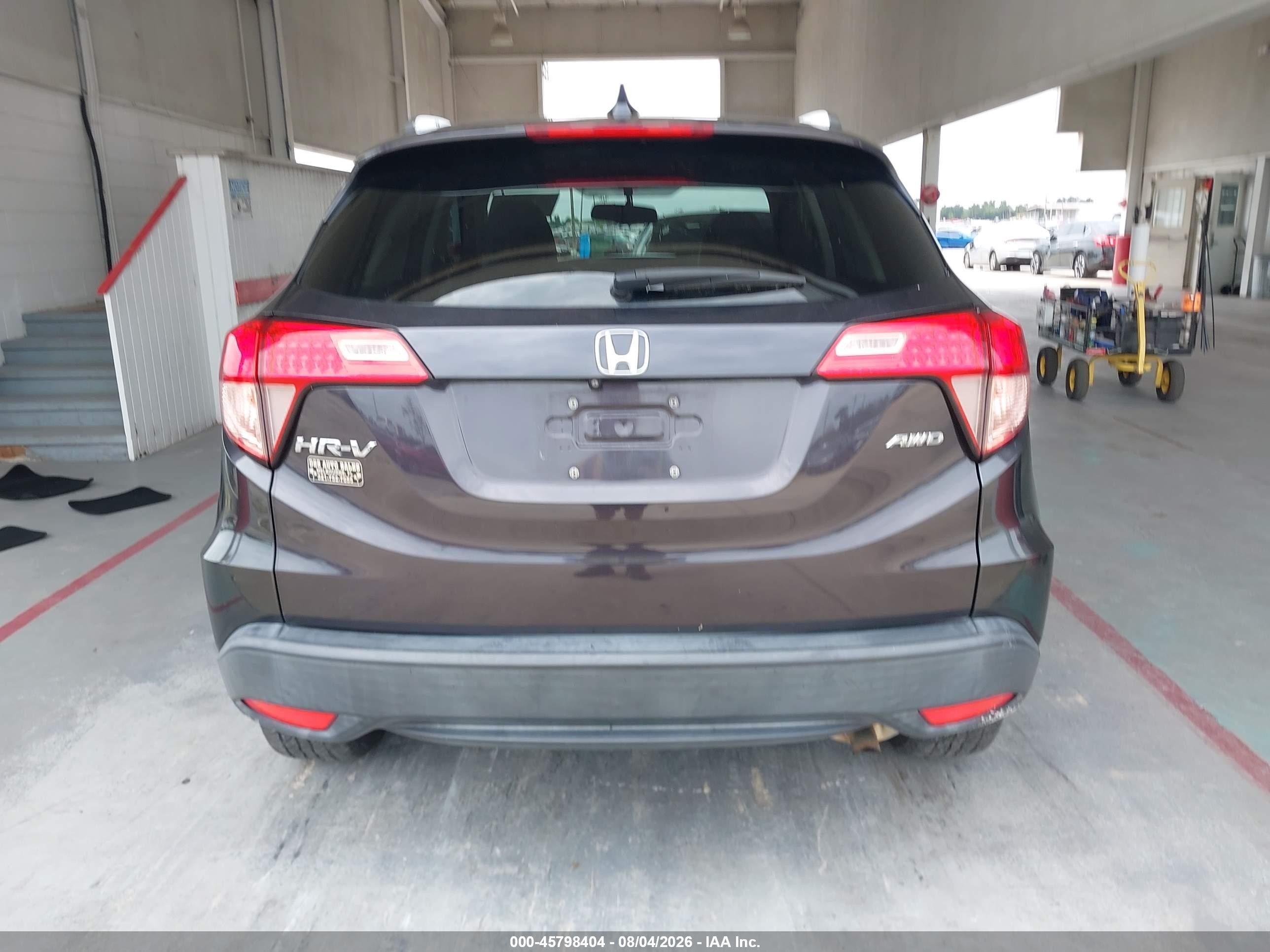2016 Honda Hr-v Ex-l Gray vin: 3CZRU6H79GM758906
