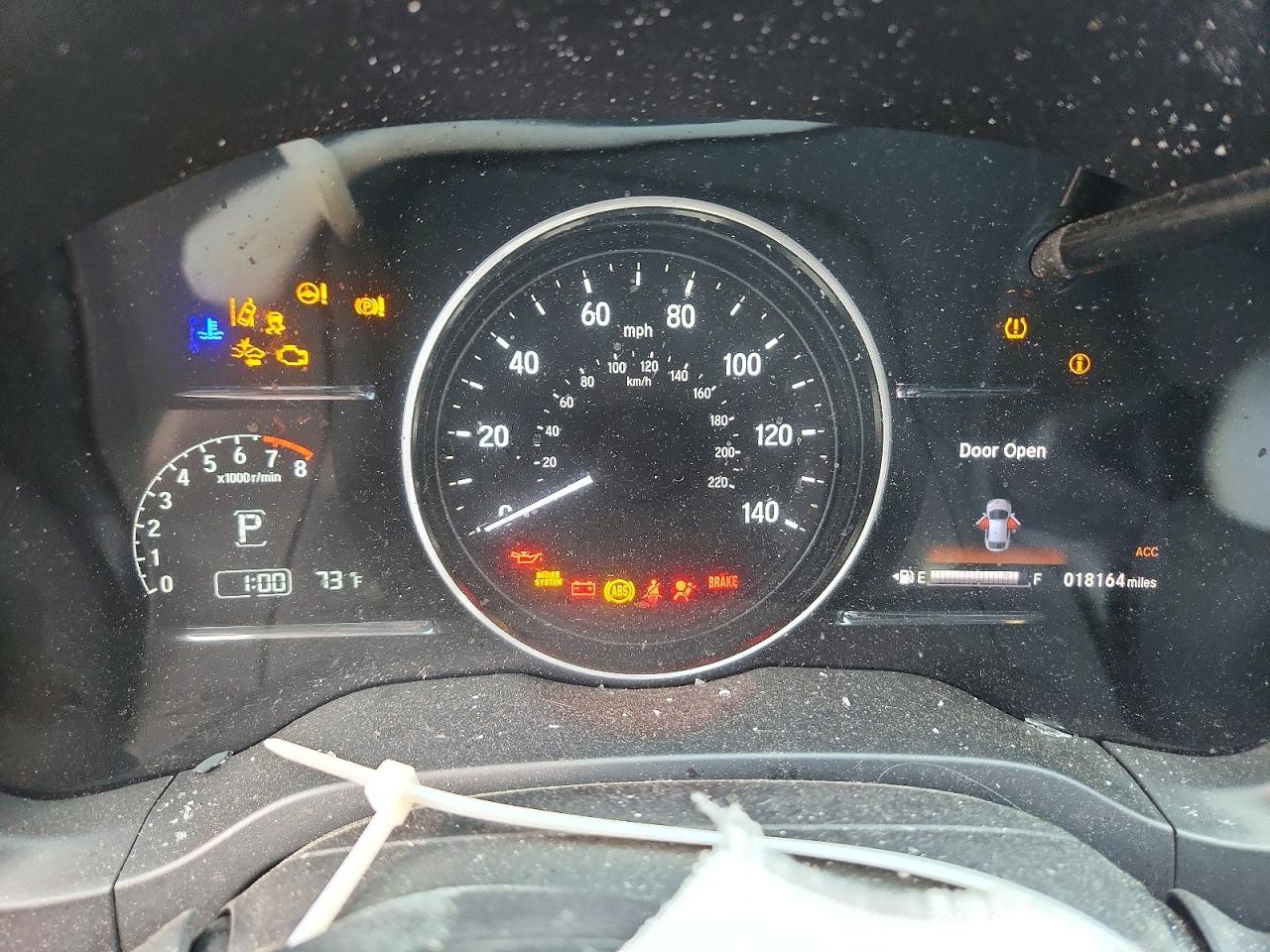 2019 Honda Hr-v Touring Red vin: 3CZRU6H9XKM711197