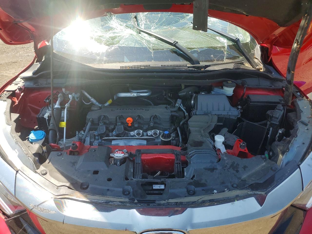 2019 Honda Hr-v Touring Red vin: 3CZRU6H9XKM711197