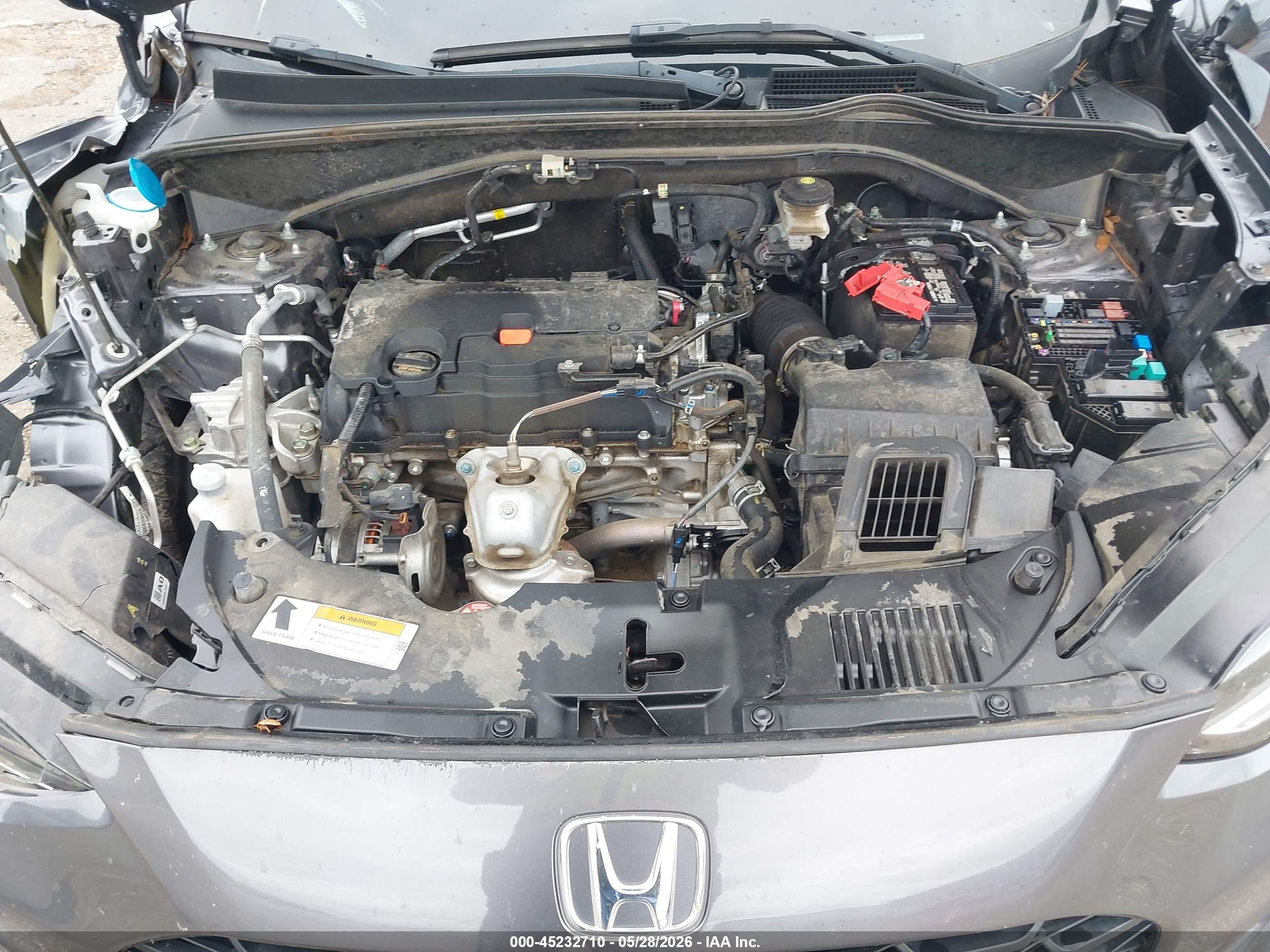 2023 Honda Hr-v 2wd Lx Gray vin: 3CZRZ1H32PM710262