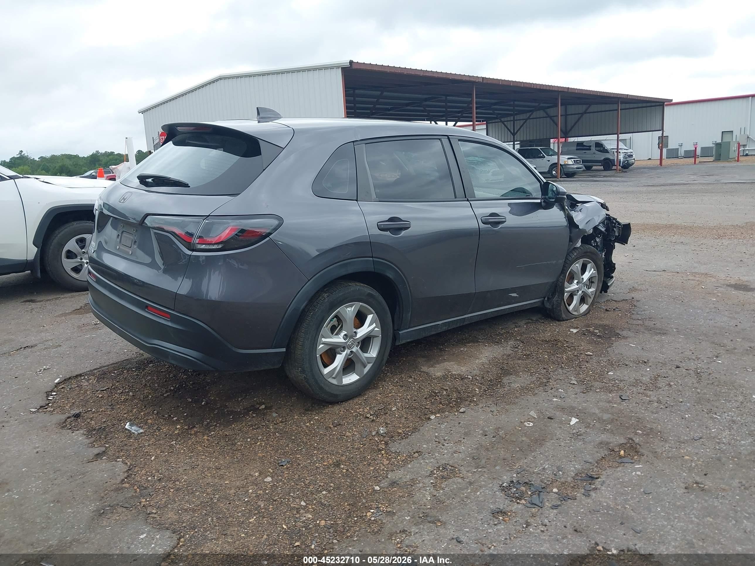 2023 Honda Hr-v 2wd Lx Gray vin: 3CZRZ1H32PM710262