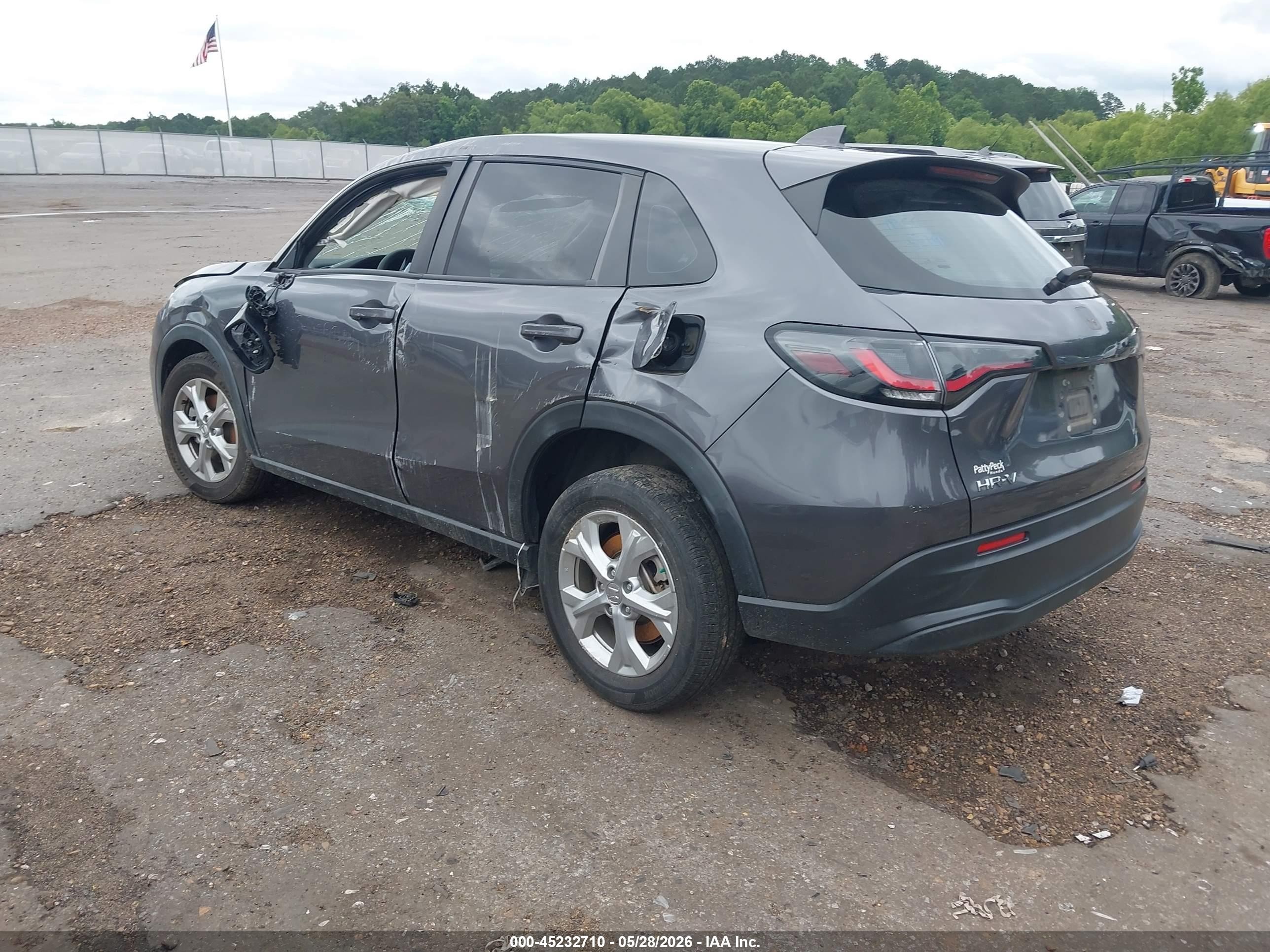 2023 Honda Hr-v 2wd Lx Gray vin: 3CZRZ1H32PM710262