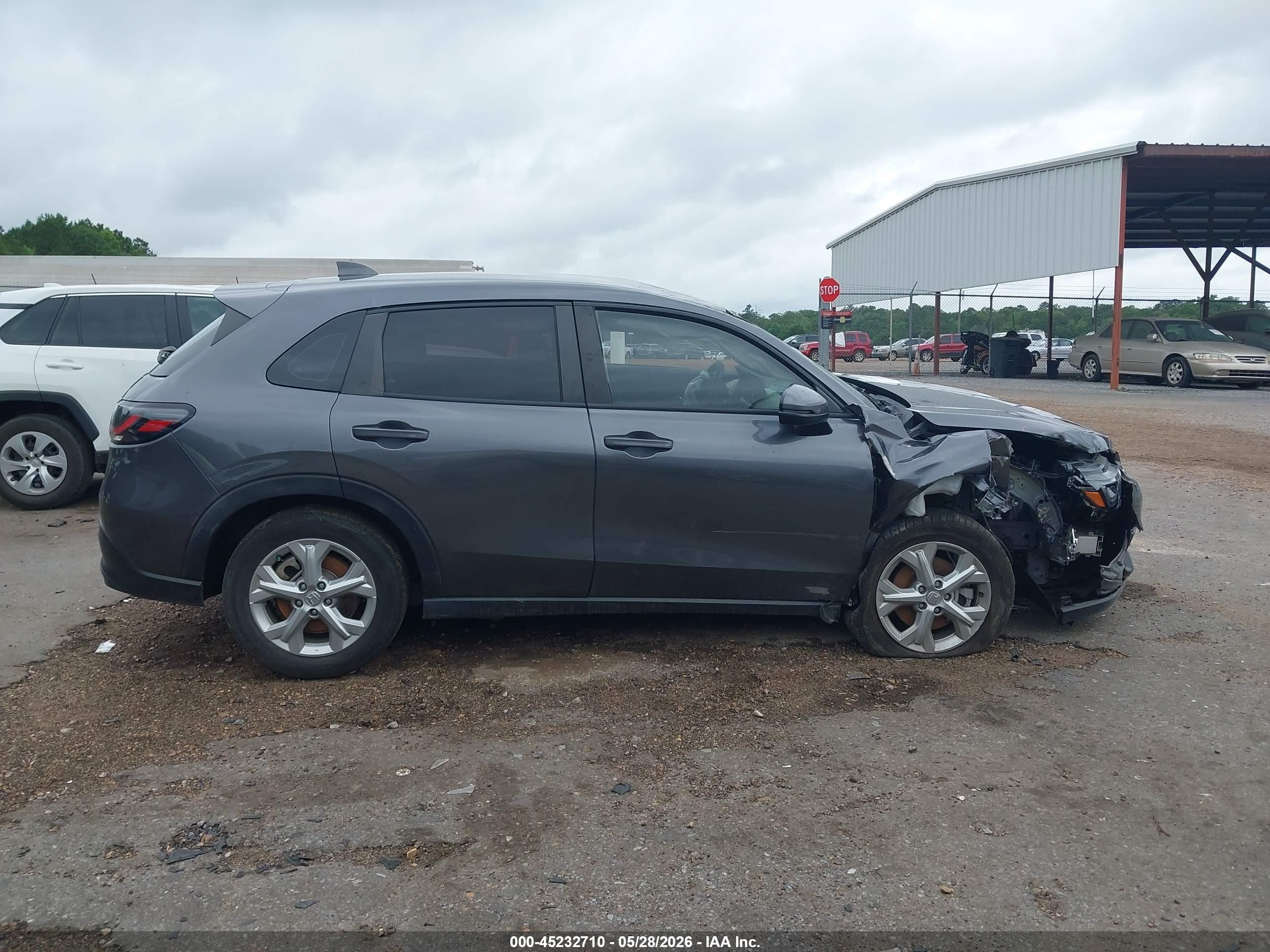 2023 Honda Hr-v 2wd Lx Gray vin: 3CZRZ1H32PM710262