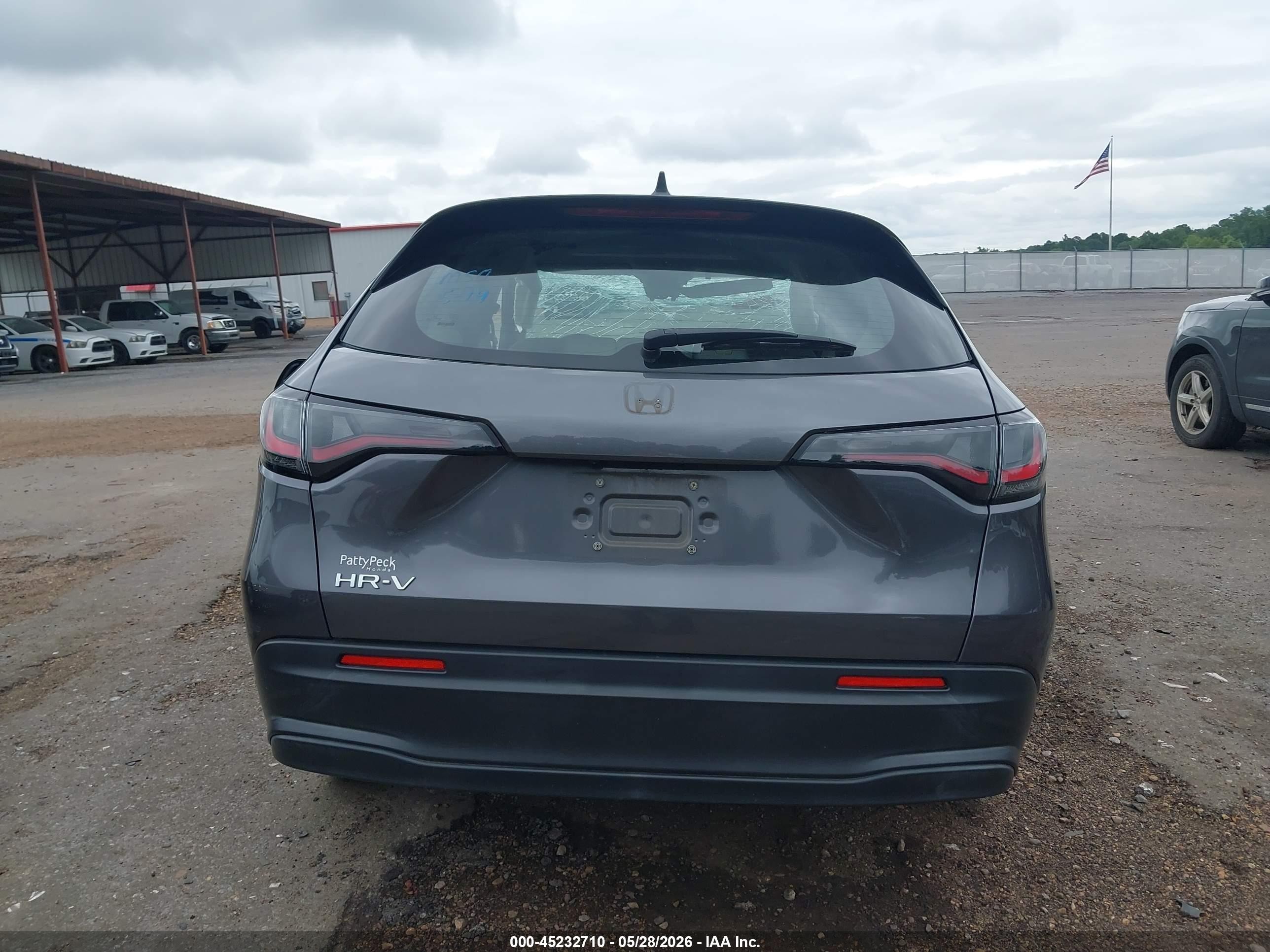 2023 Honda Hr-v 2wd Lx Gray vin: 3CZRZ1H32PM710262
