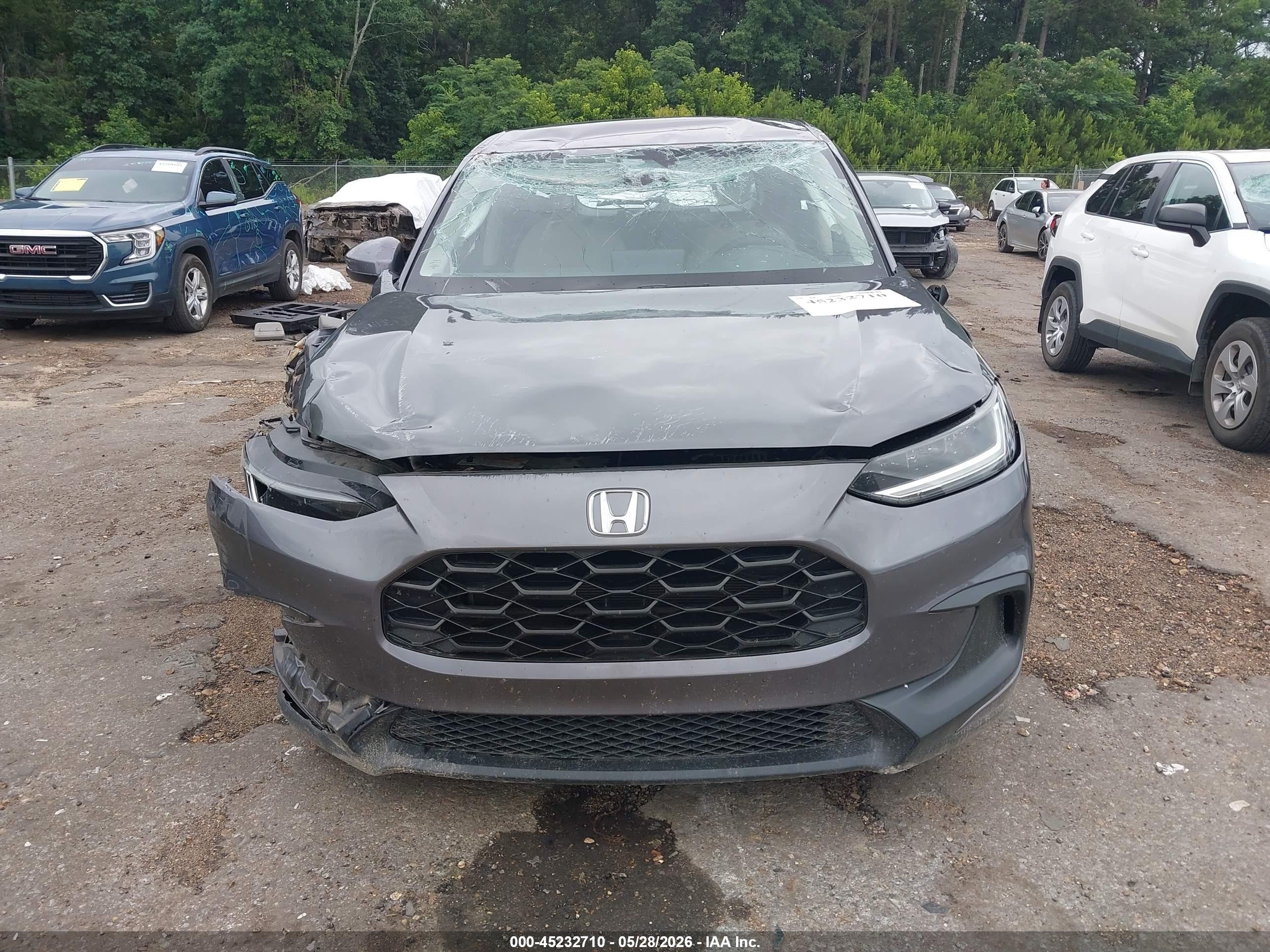 2023 Honda Hr-v 2wd Lx Gray vin: 3CZRZ1H32PM710262