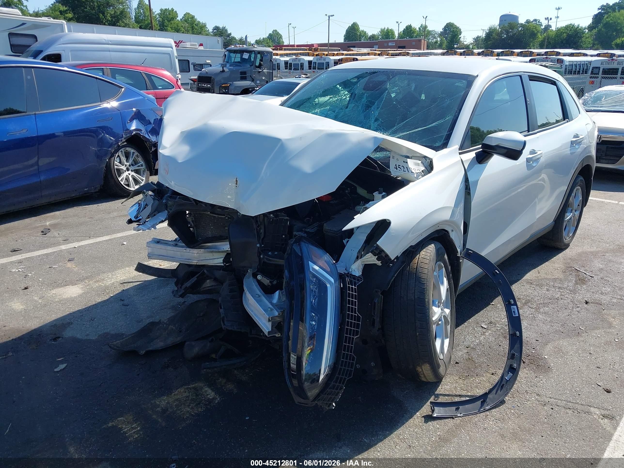 2025 Honda Hr-v 2wd Lx White vin: 3CZRZ1H32SM759289