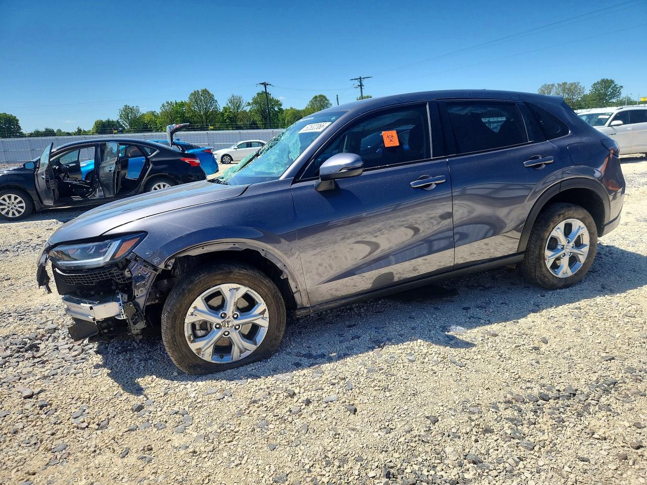 2025 Honda Hr-v Lx Blue vin: 3CZRZ1H33SM722378