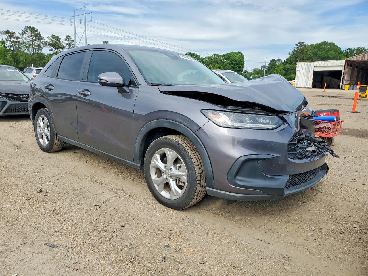 2023 Honda Hr-v Lx Gray vin: 3CZRZ1H34PM717830