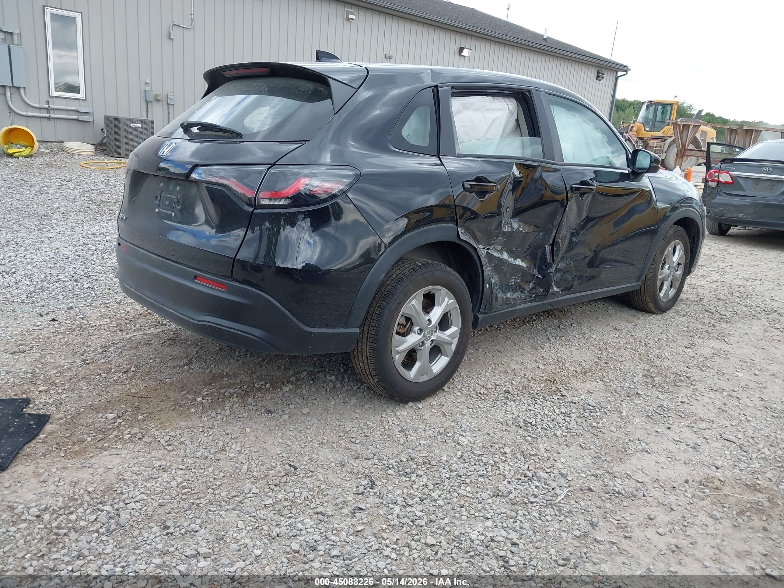 2023 Honda Hr-v 2wd Lx Black vin: 3CZRZ1H34PM723949